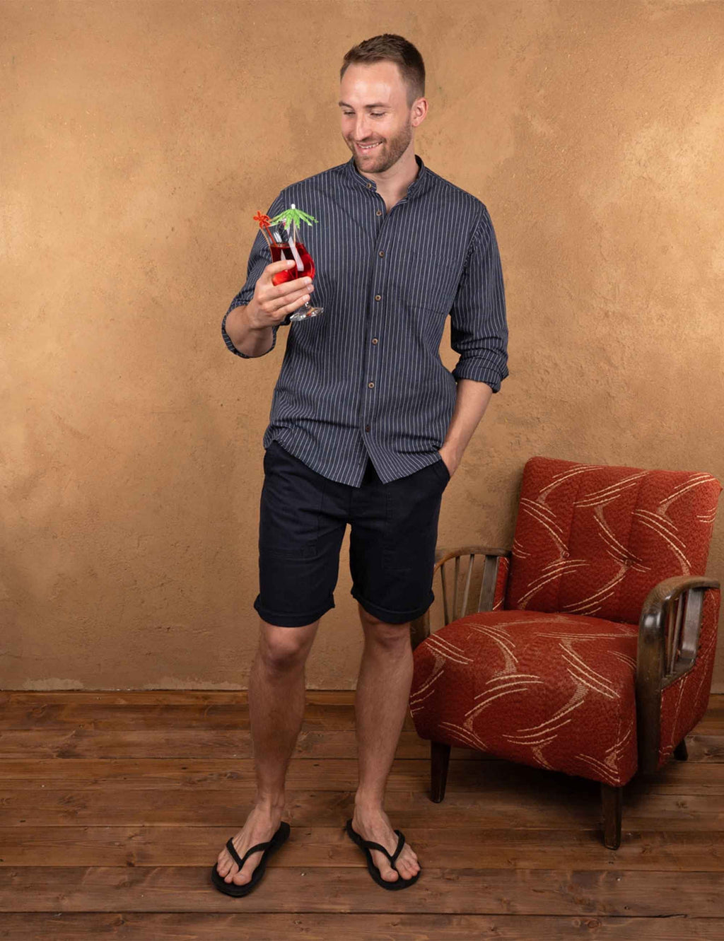 1923 Buccanoy Grandfather Shirt - Beaumont Blue