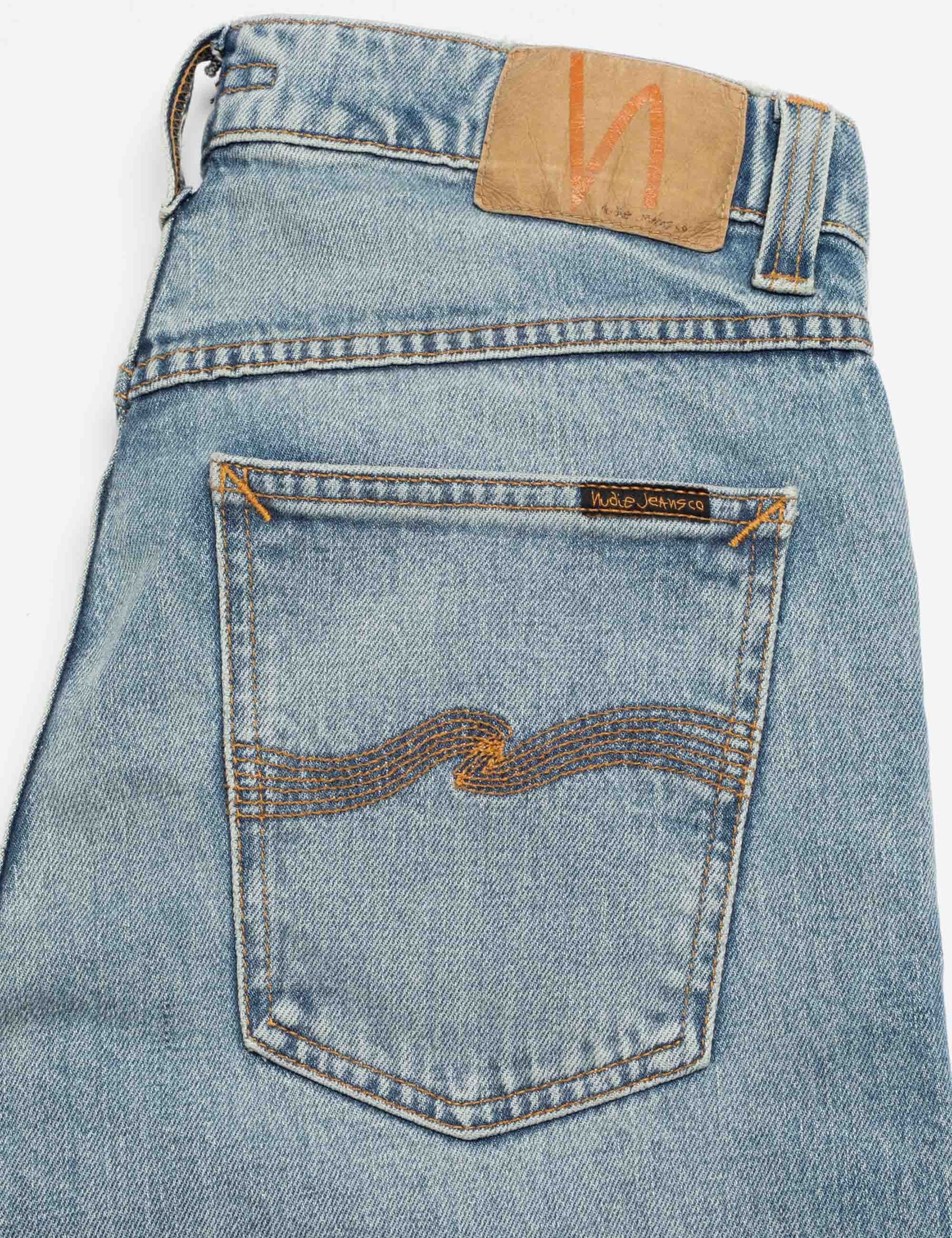 Nudie Jeans Solid Ollie Jeans - Cloud Blue Wash