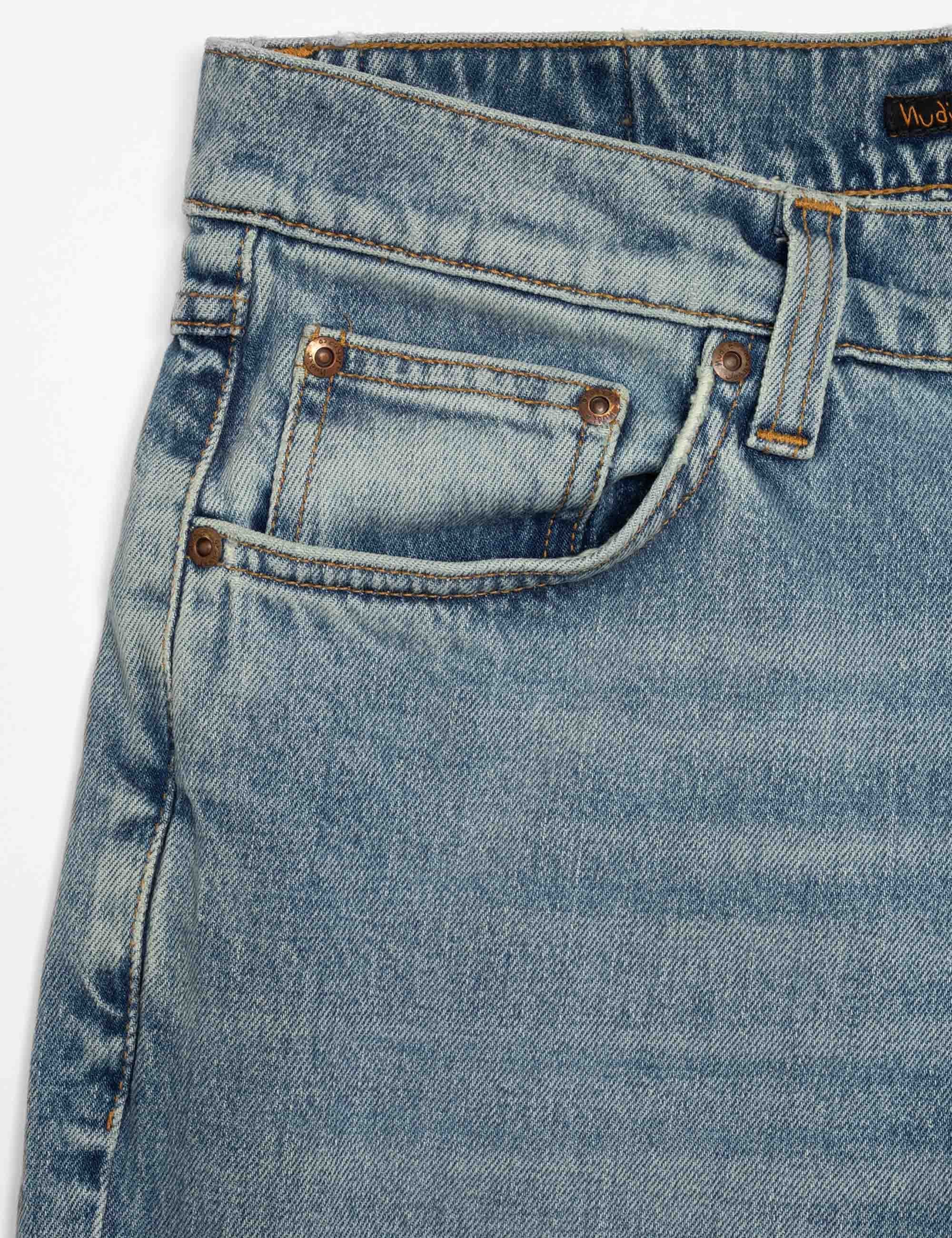 Nudie Jeans Solid Ollie Jeans - Cloud Blue Wash