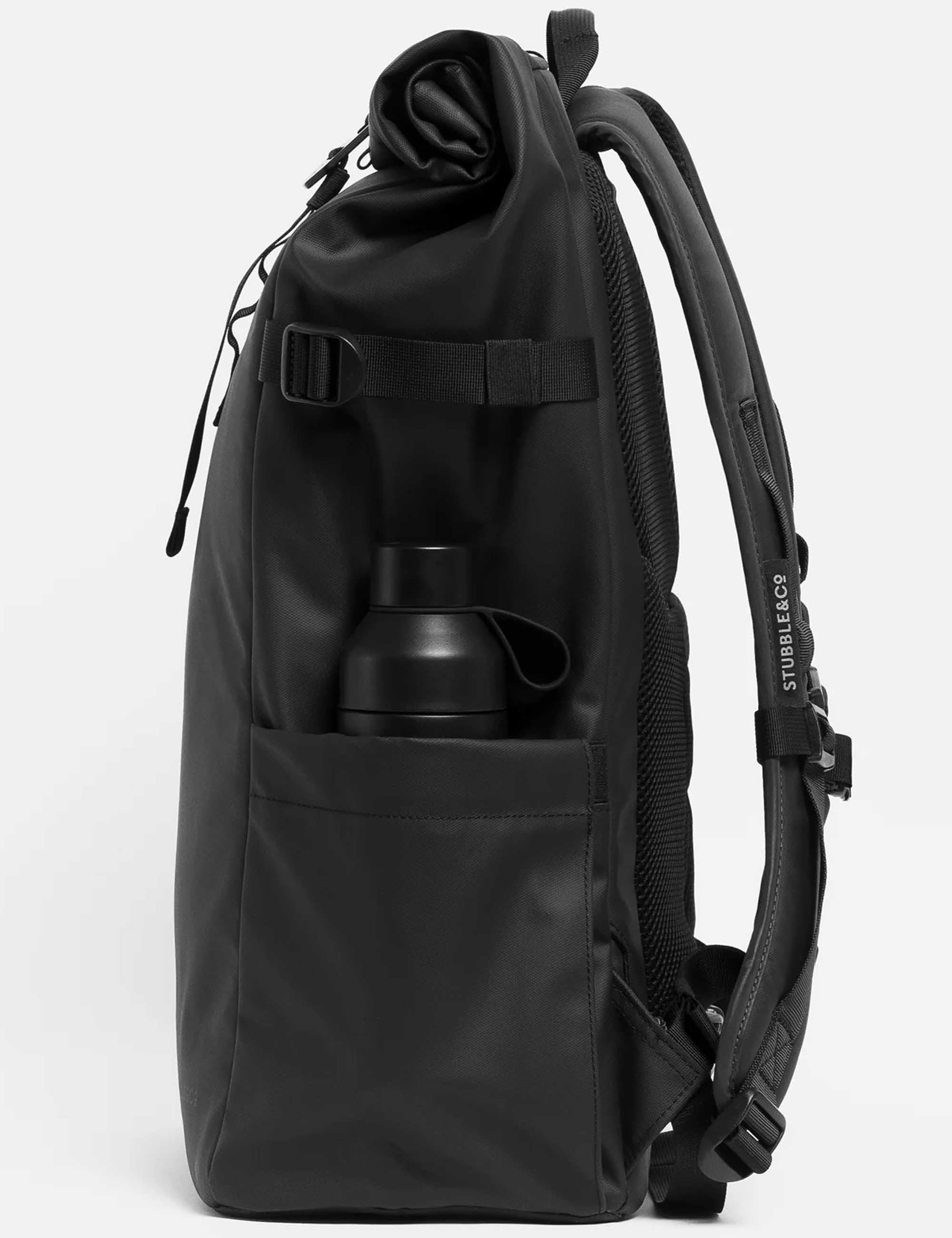 The Roll Top Backpack 30L - All Black
