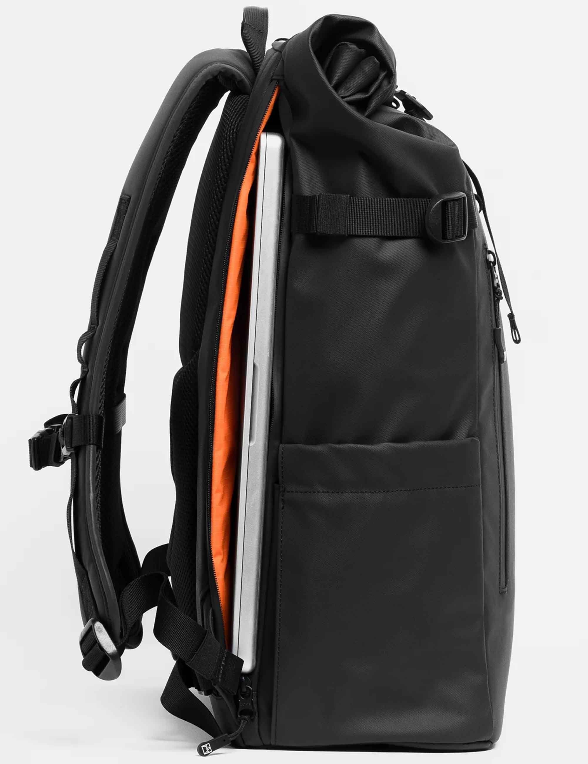 The Roll Top Backpack 30L - All Black