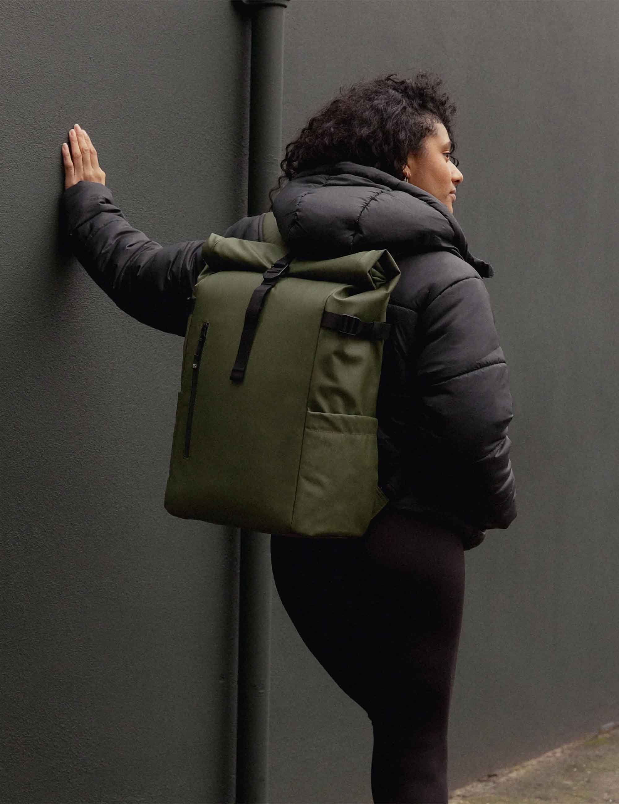 The Roll Top Backpack 30L - Urban Green
