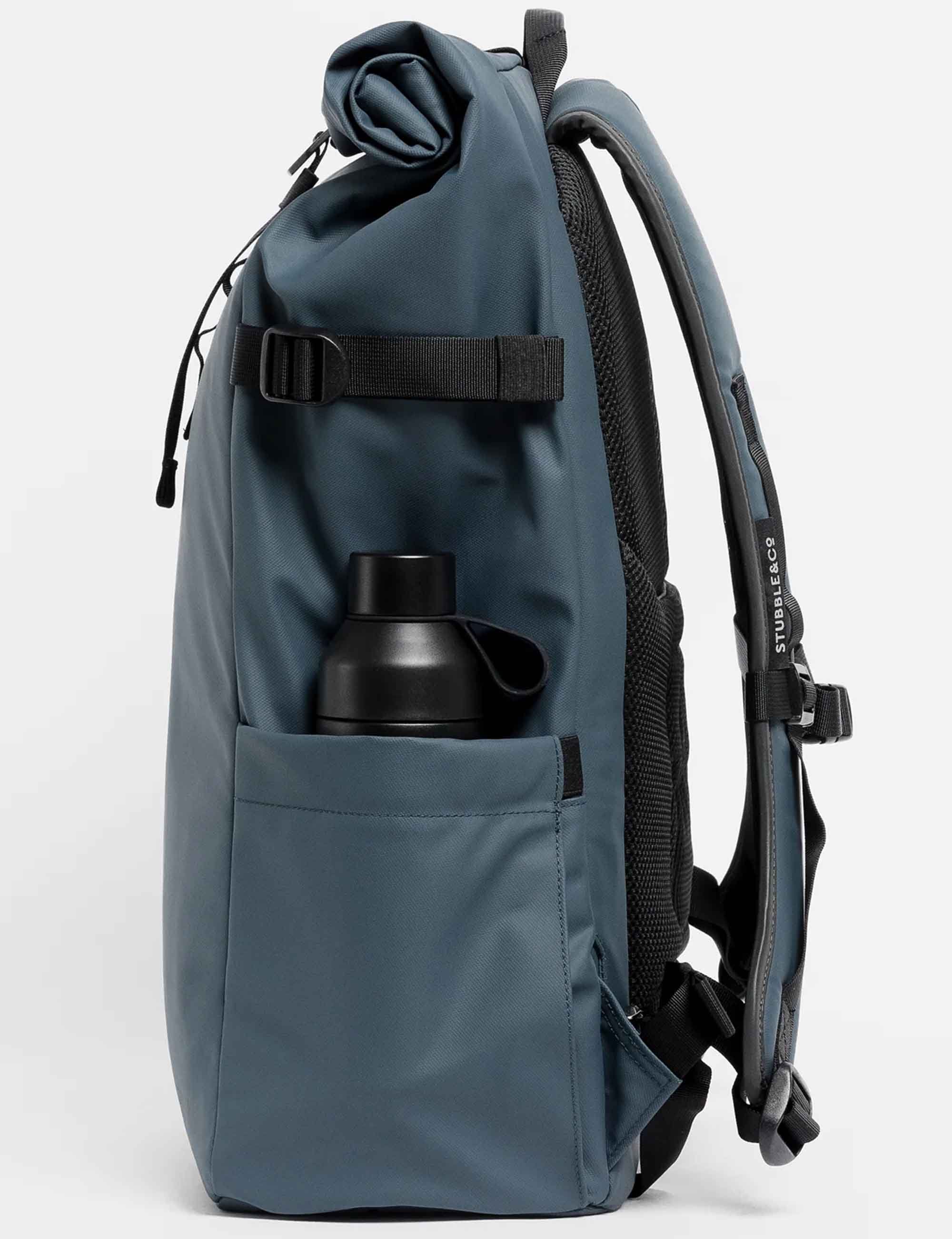 Stubble & Co The Roll Top Backpack 30L - Tasmin Blue