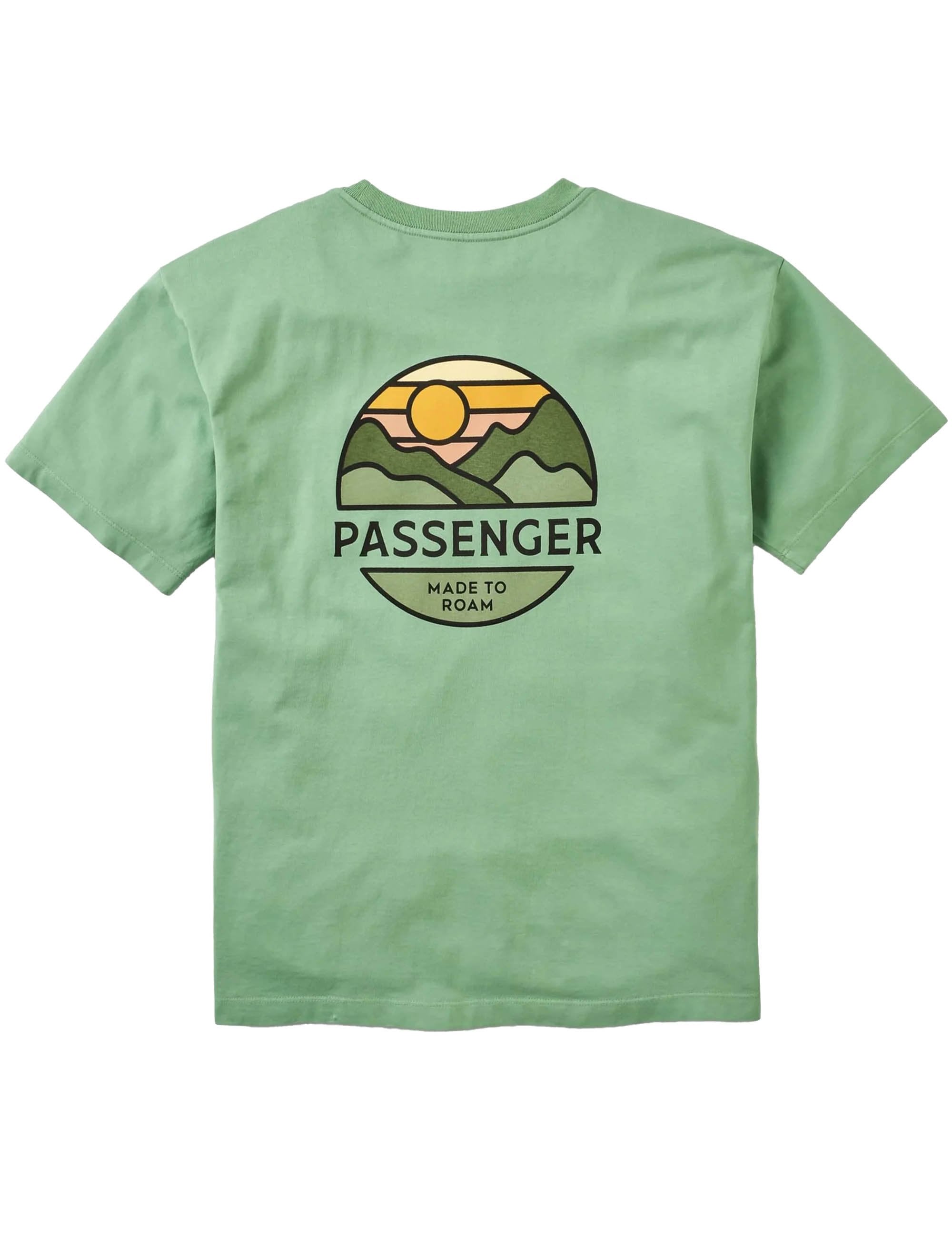 Laidback Recycled Cotton T-Shirt - Stem Green