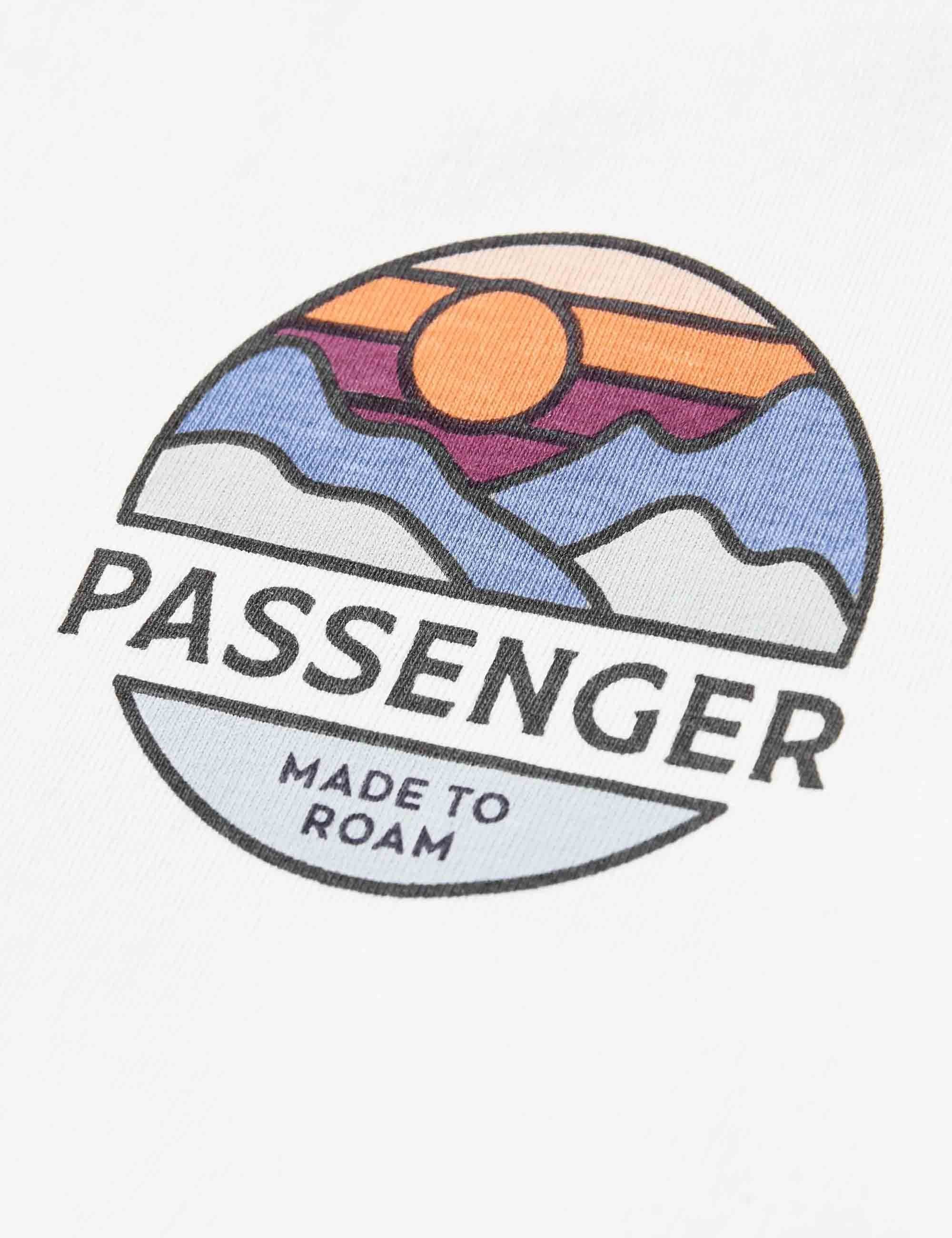 Passenger Laidback Recycled Cotton T-Shirt - White