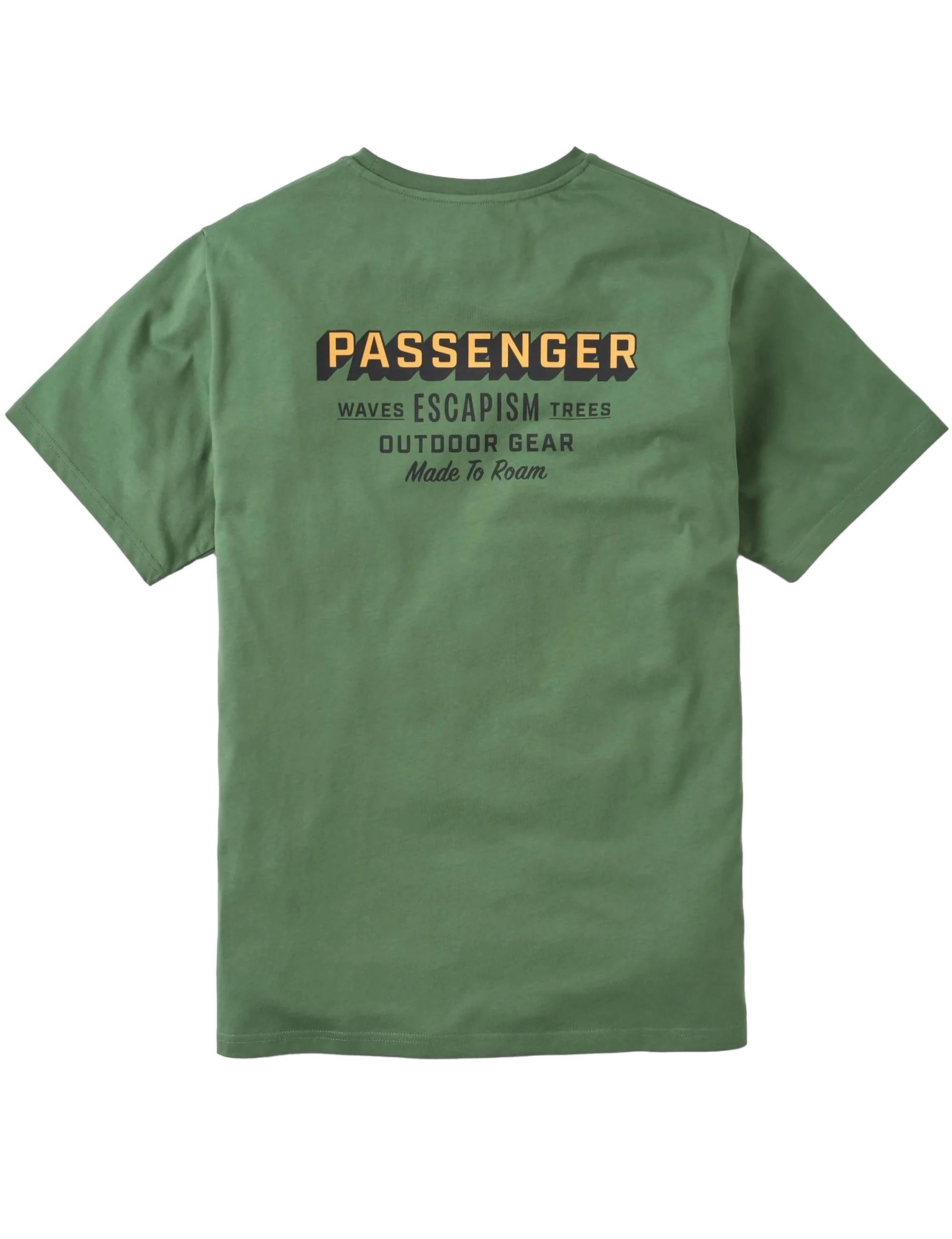 Passenger Outdoor Gear Organic Cotton T-Shirt - Wild Green