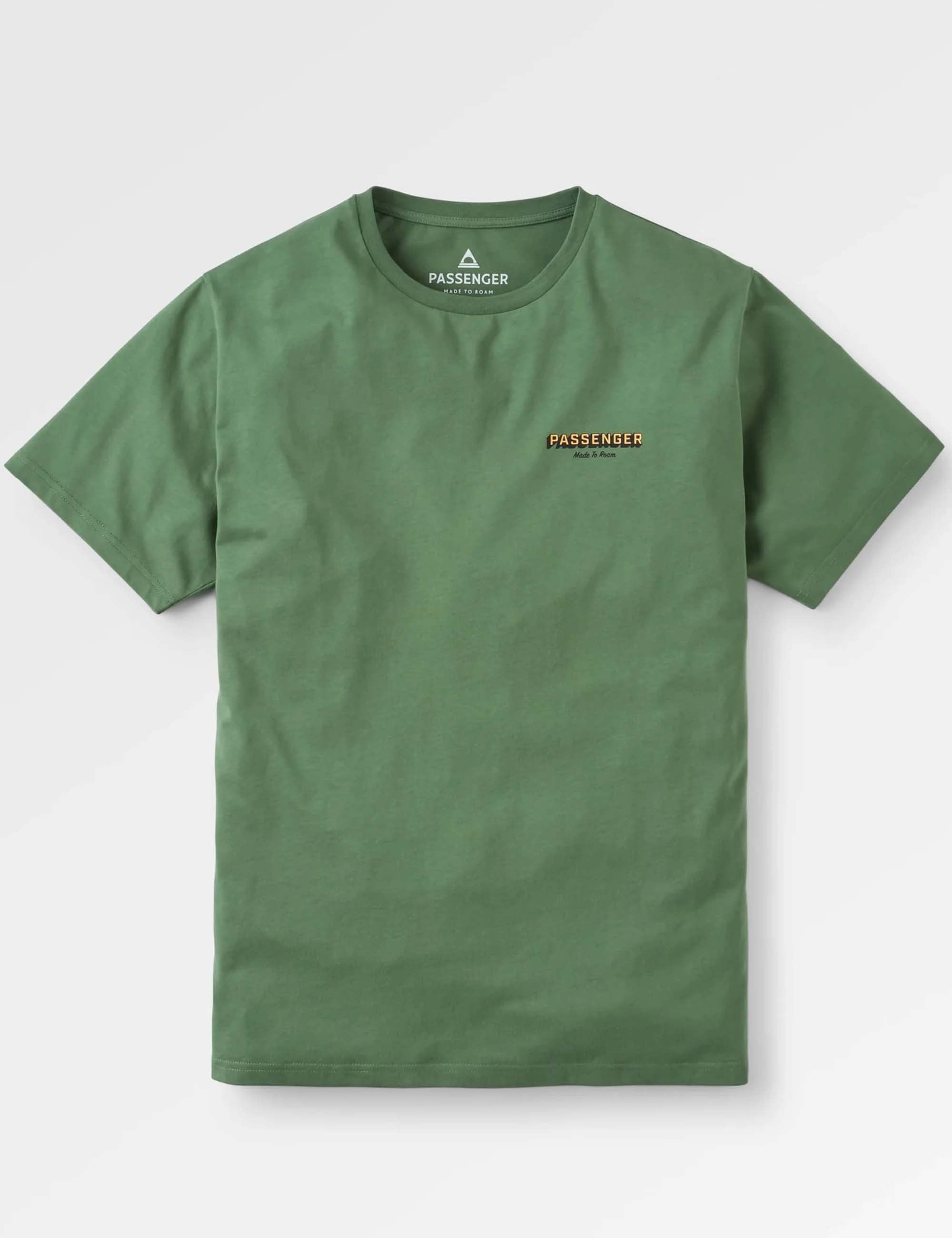 Passenger Outdoor Gear Organic Cotton T-Shirt - Wild Green