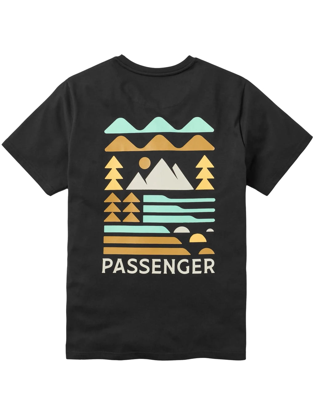 Cutout Organic Cotton T-Shirt - Black