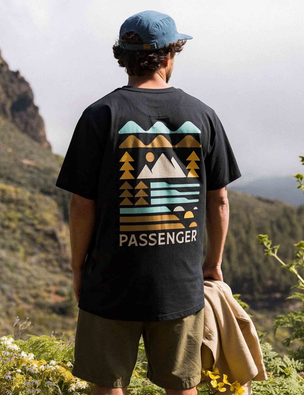 Cutout Organic Cotton T-Shirt - Black