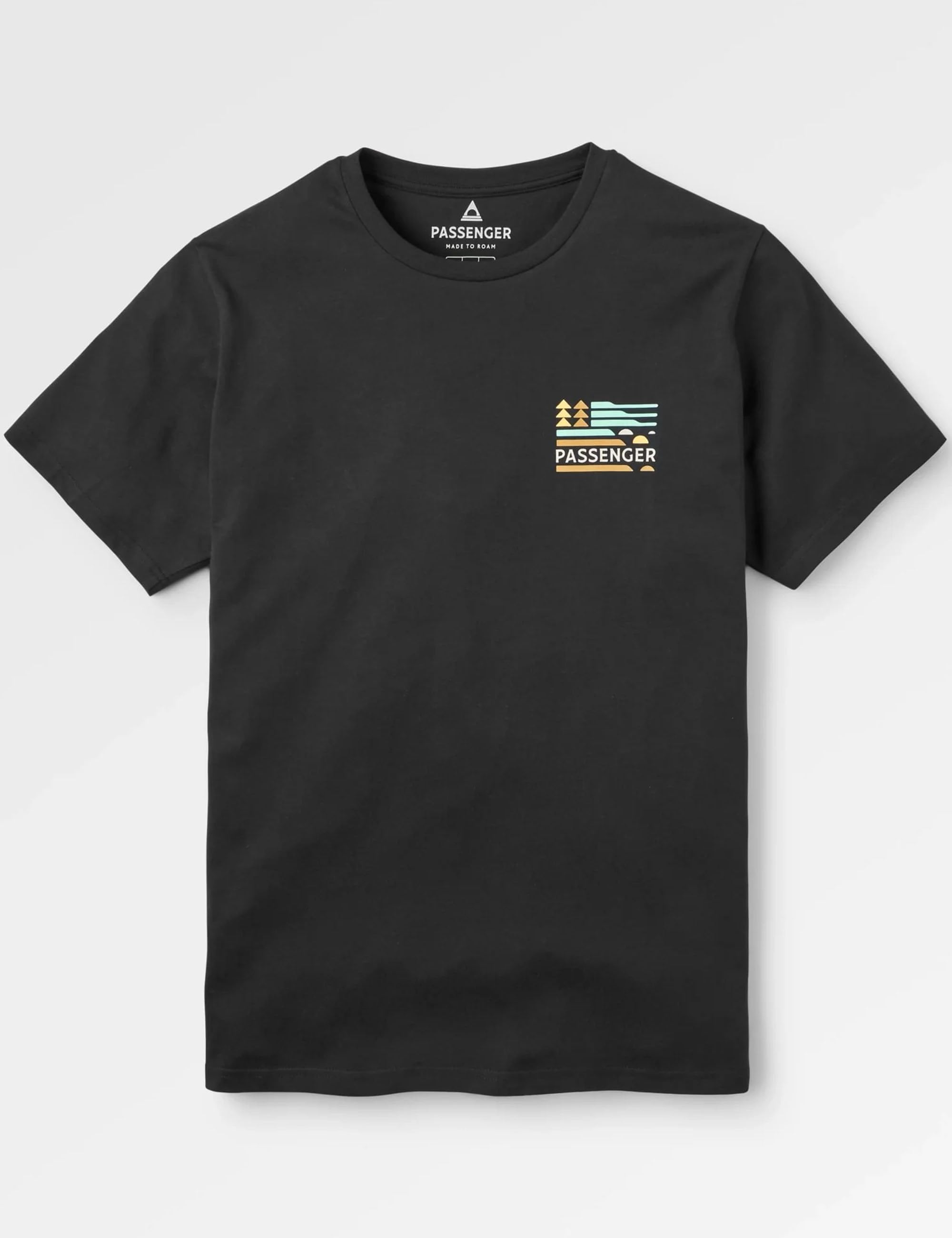 Passenger Cutout Organic Cotton T-Shirt - Black