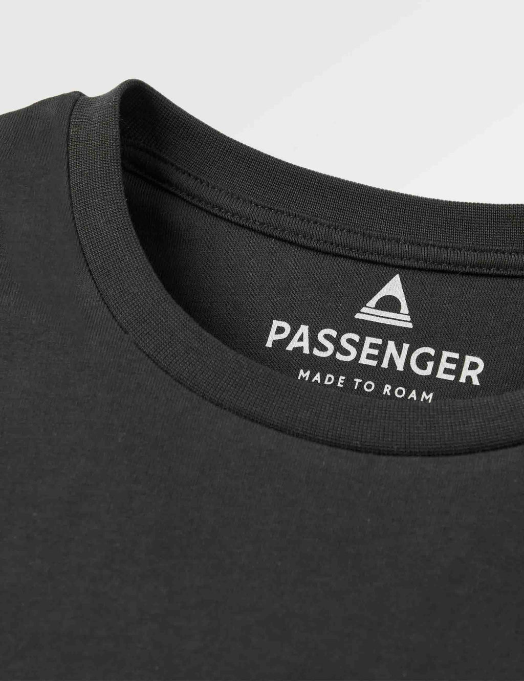 Cutout Organic Cotton T-Shirt - Black