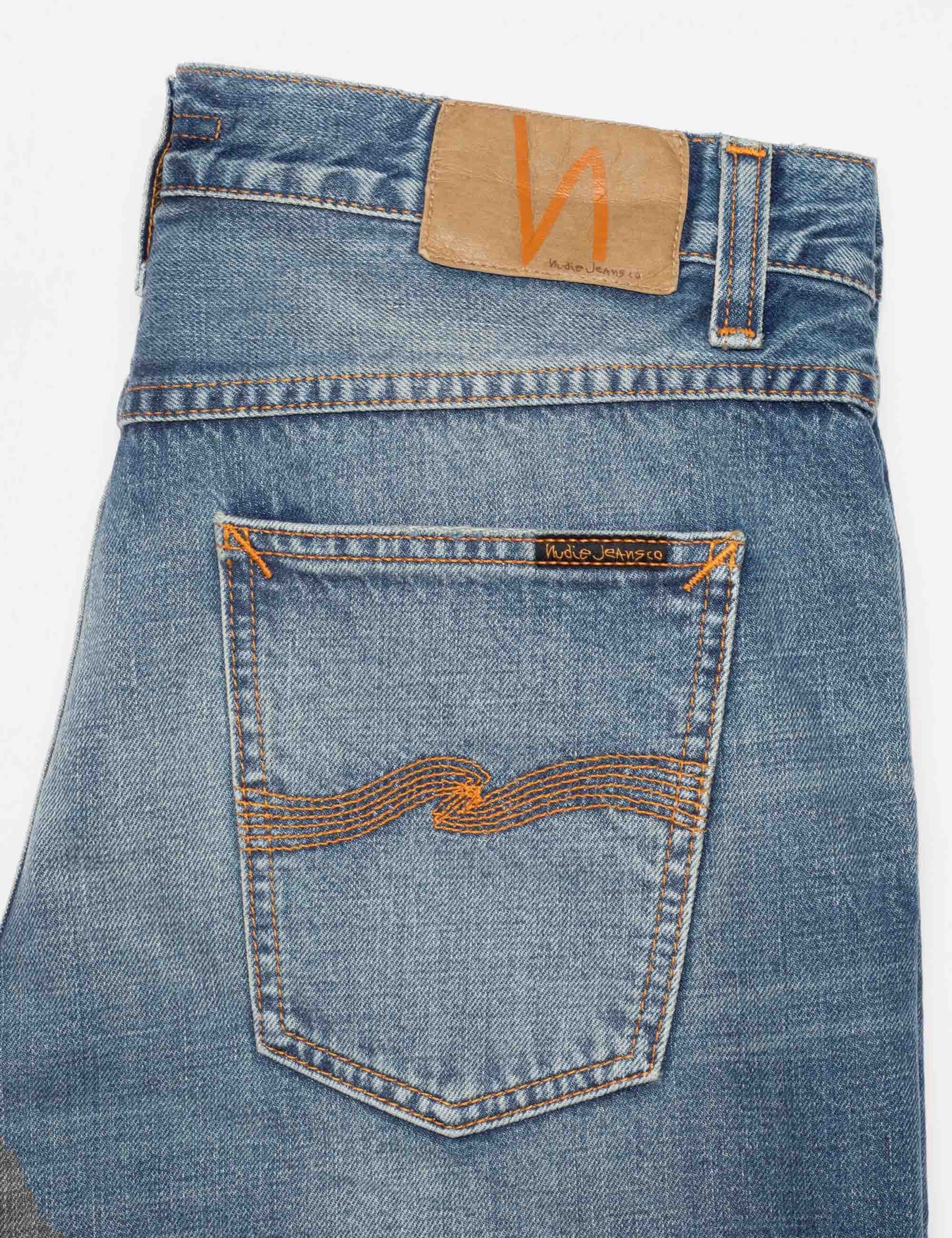 Nudie Jeans Steady Eddie II Jeans - Vacation Blues Wash