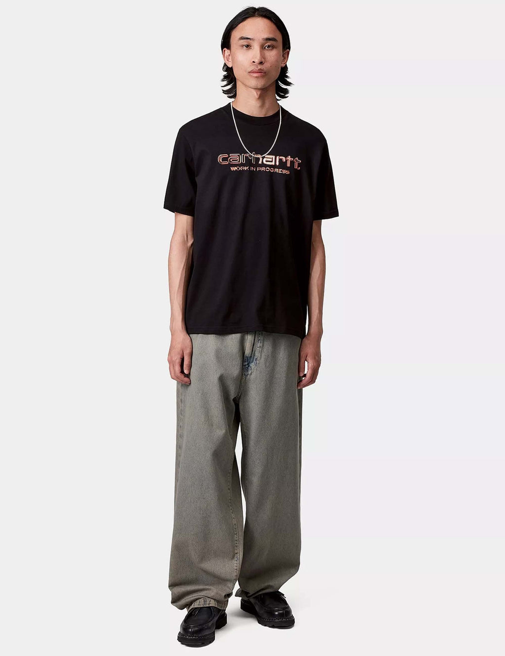 Solar Charm Script T-Shirt - Black