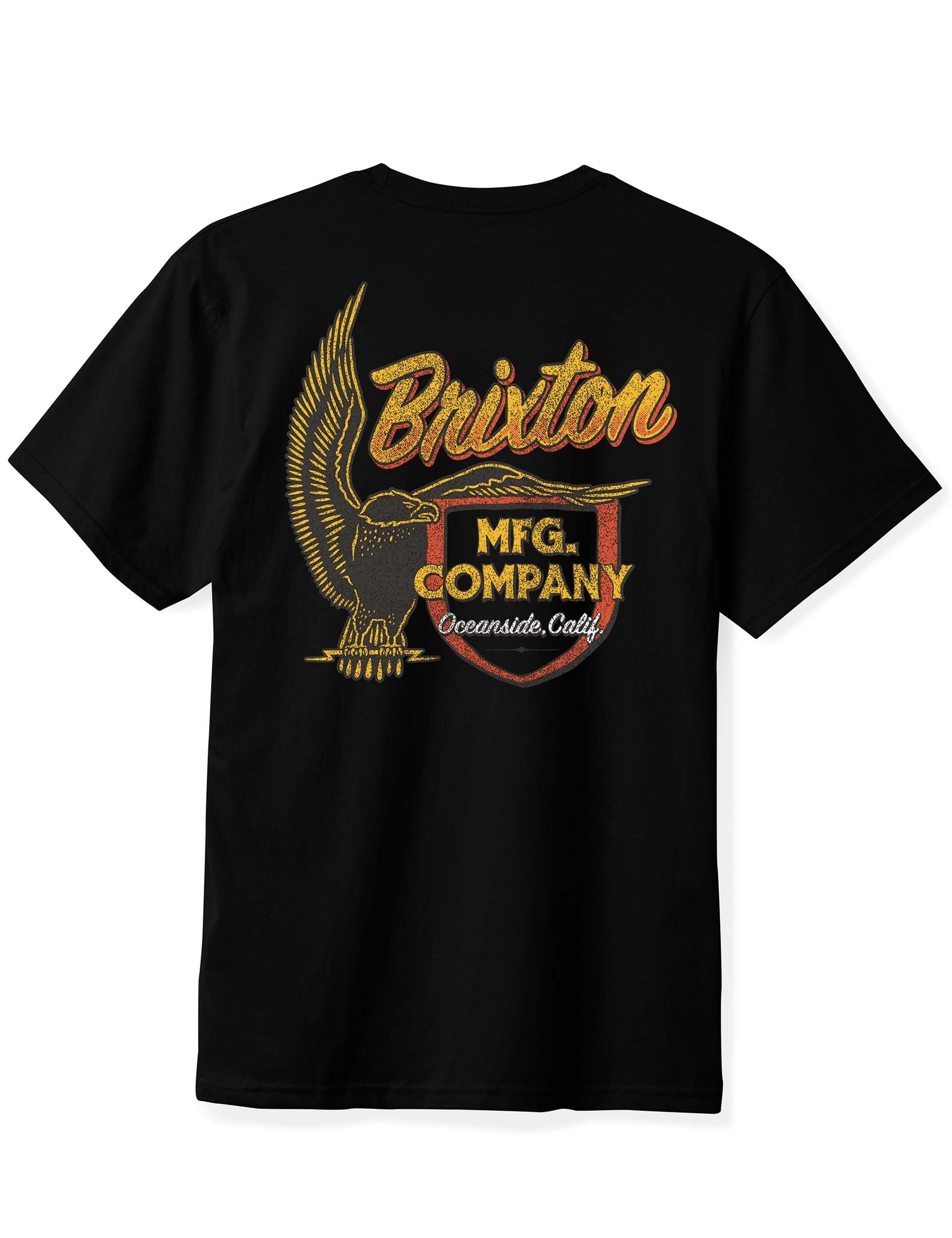 Brixton Highline T-Shirt - Black Worn Wash