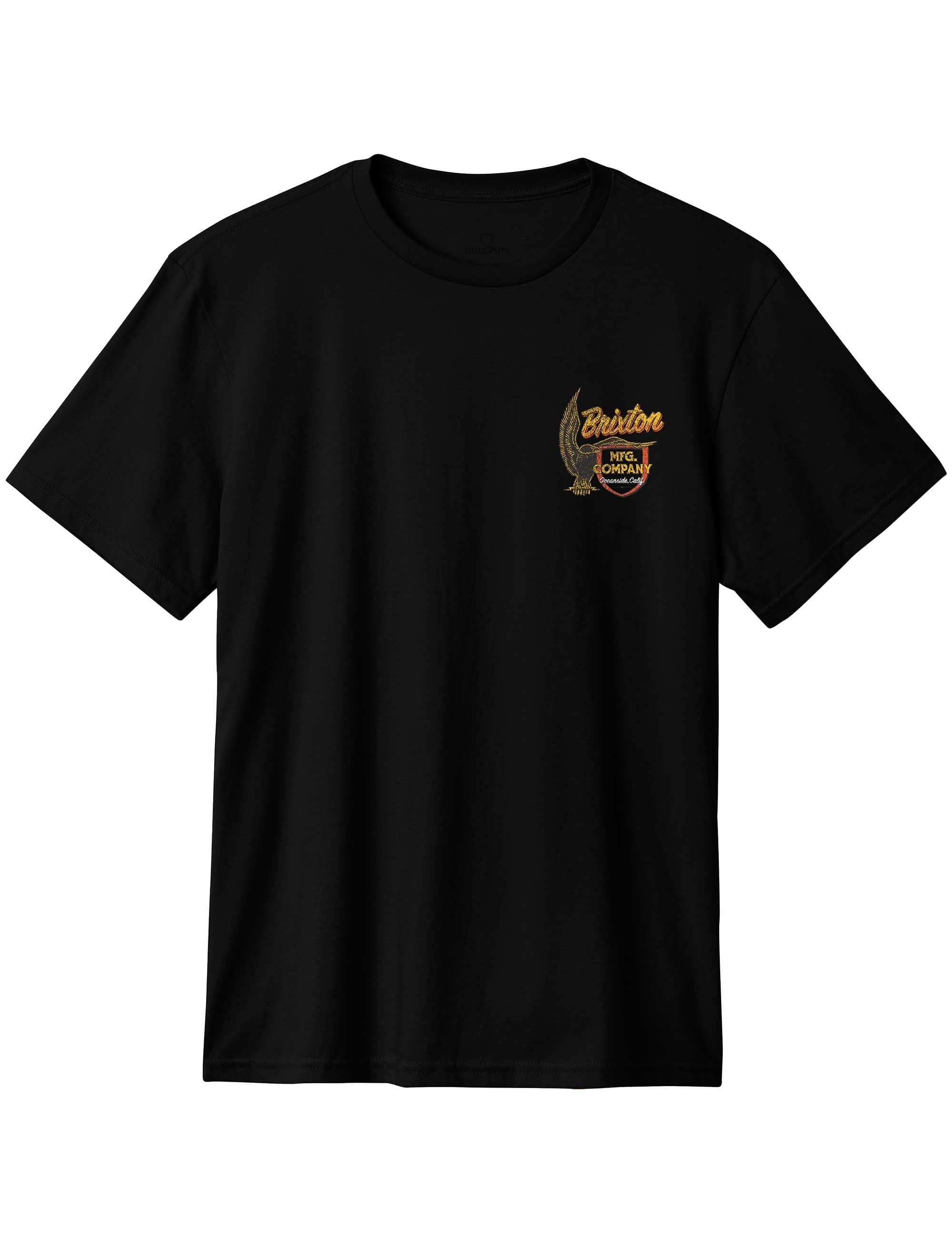 Brixton Highline T-Shirt - Black Worn Wash