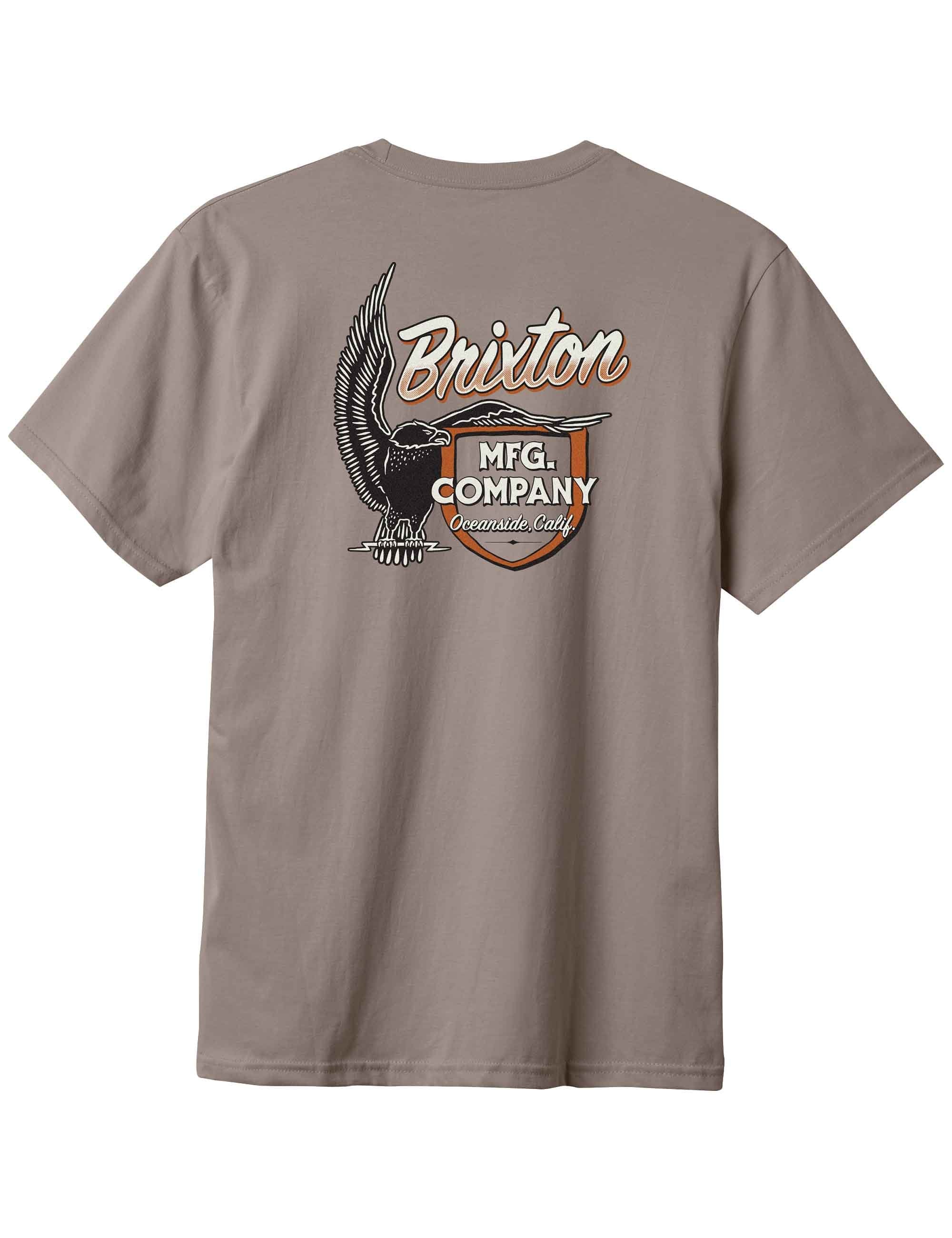 Brixton Highline T-Shirt - Cinder Worn Wash