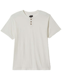 Vintage Reserve Henley T-Shirt - Off White Sol Wash