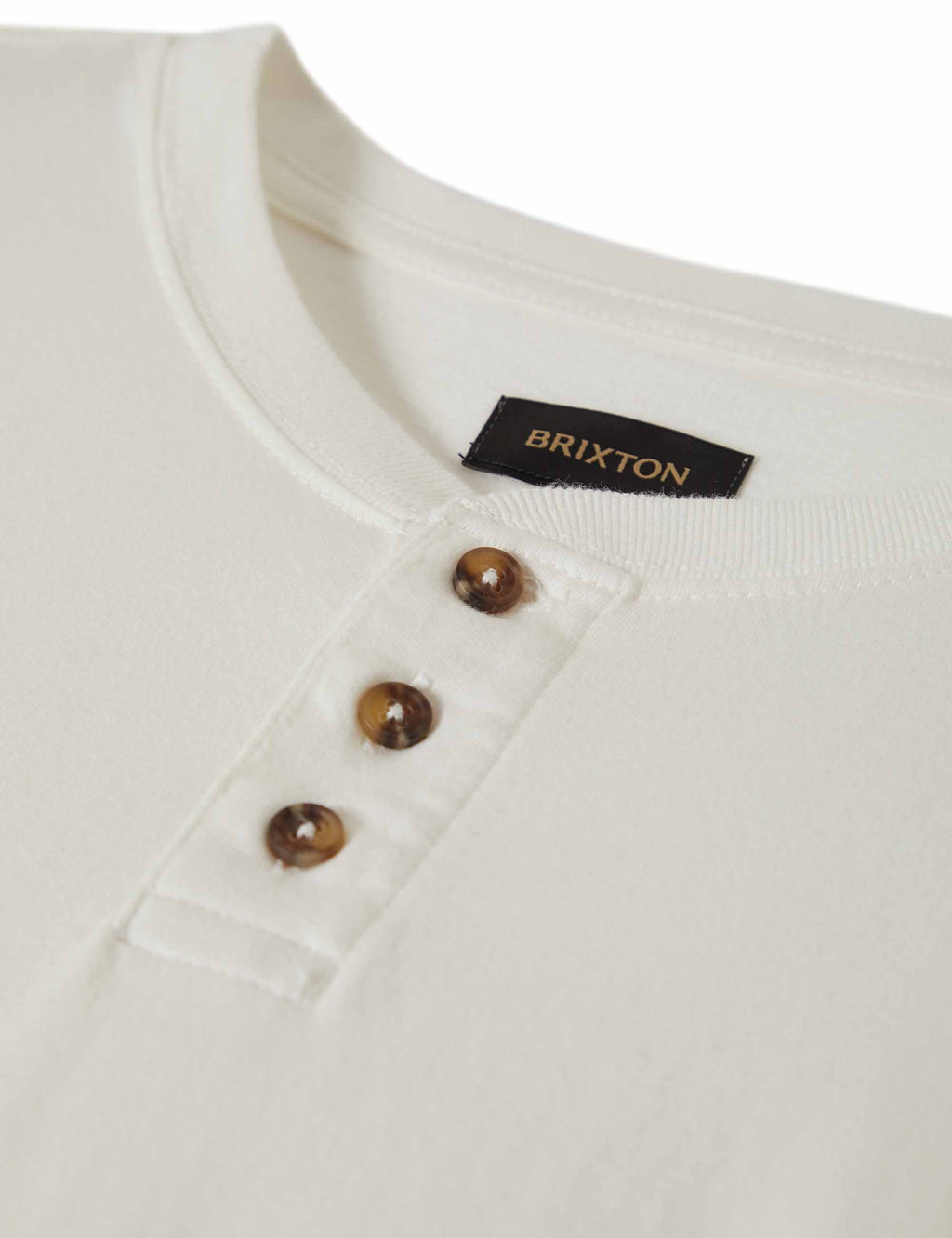 Vintage Reserve Henley T-Shirt - Off White Sol Wash