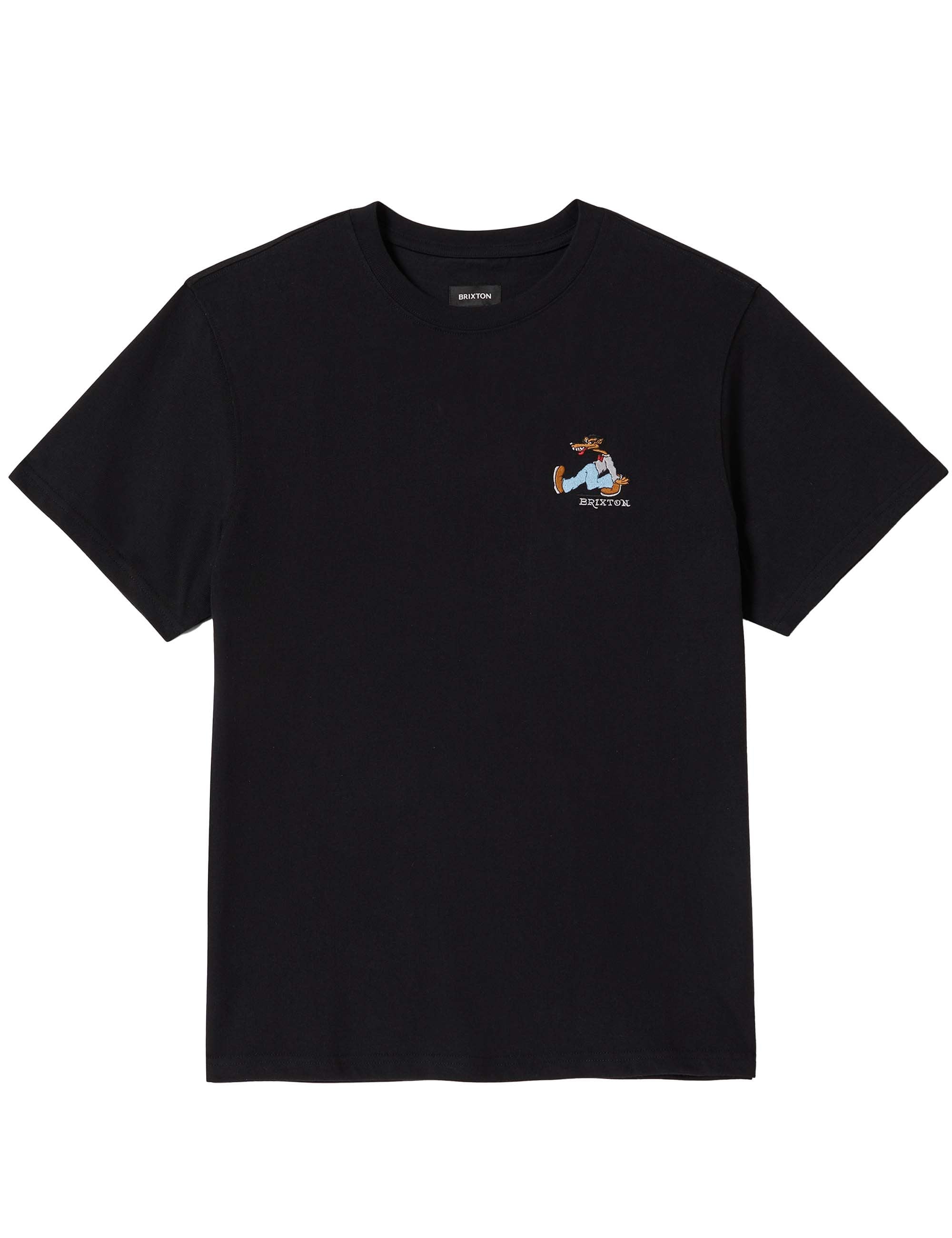 Brixton Stride Heavyweight T-Shirt - Black Classic Wash