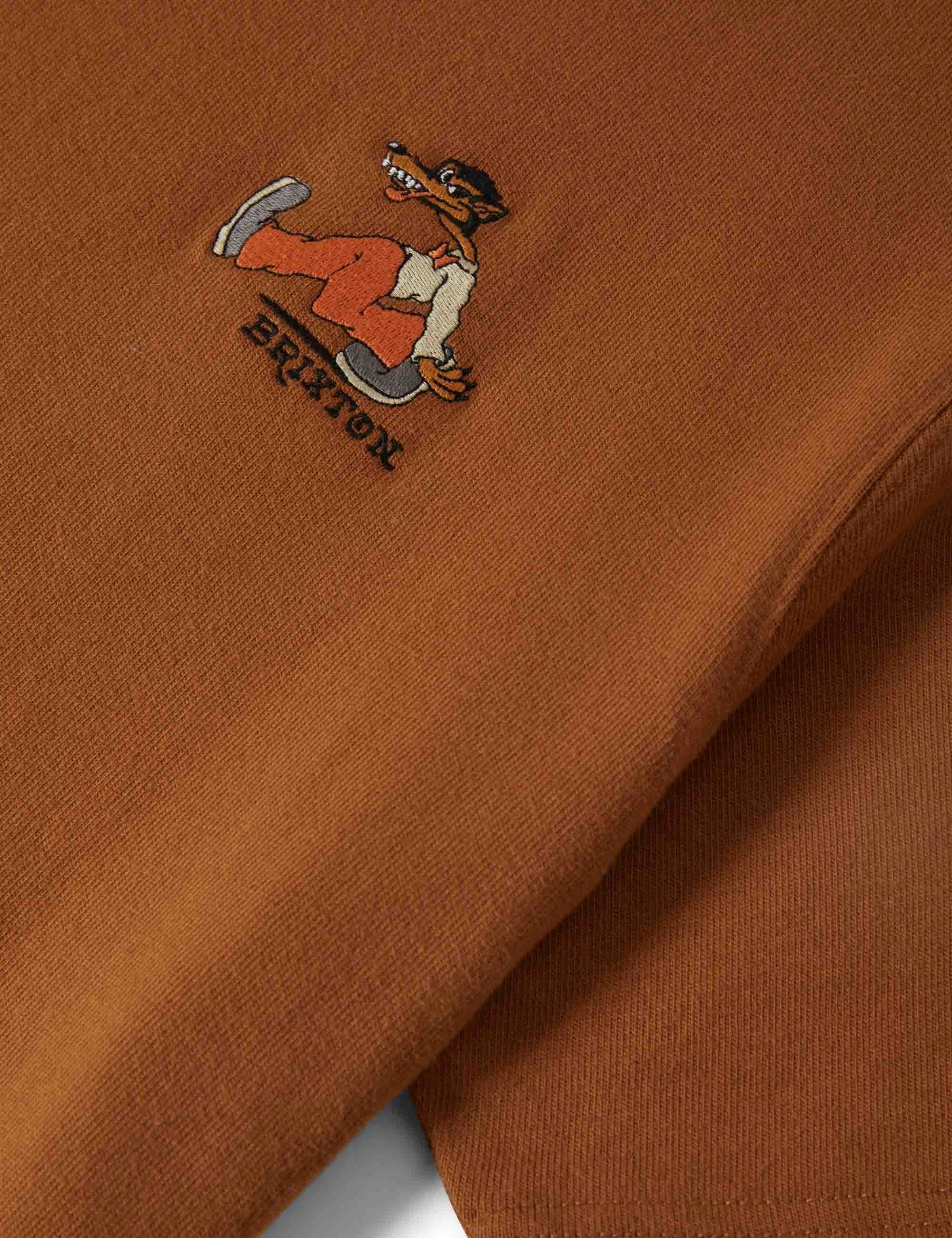 Brixton Stride Heavyweight T-Shirt - Rubber Classic Wash