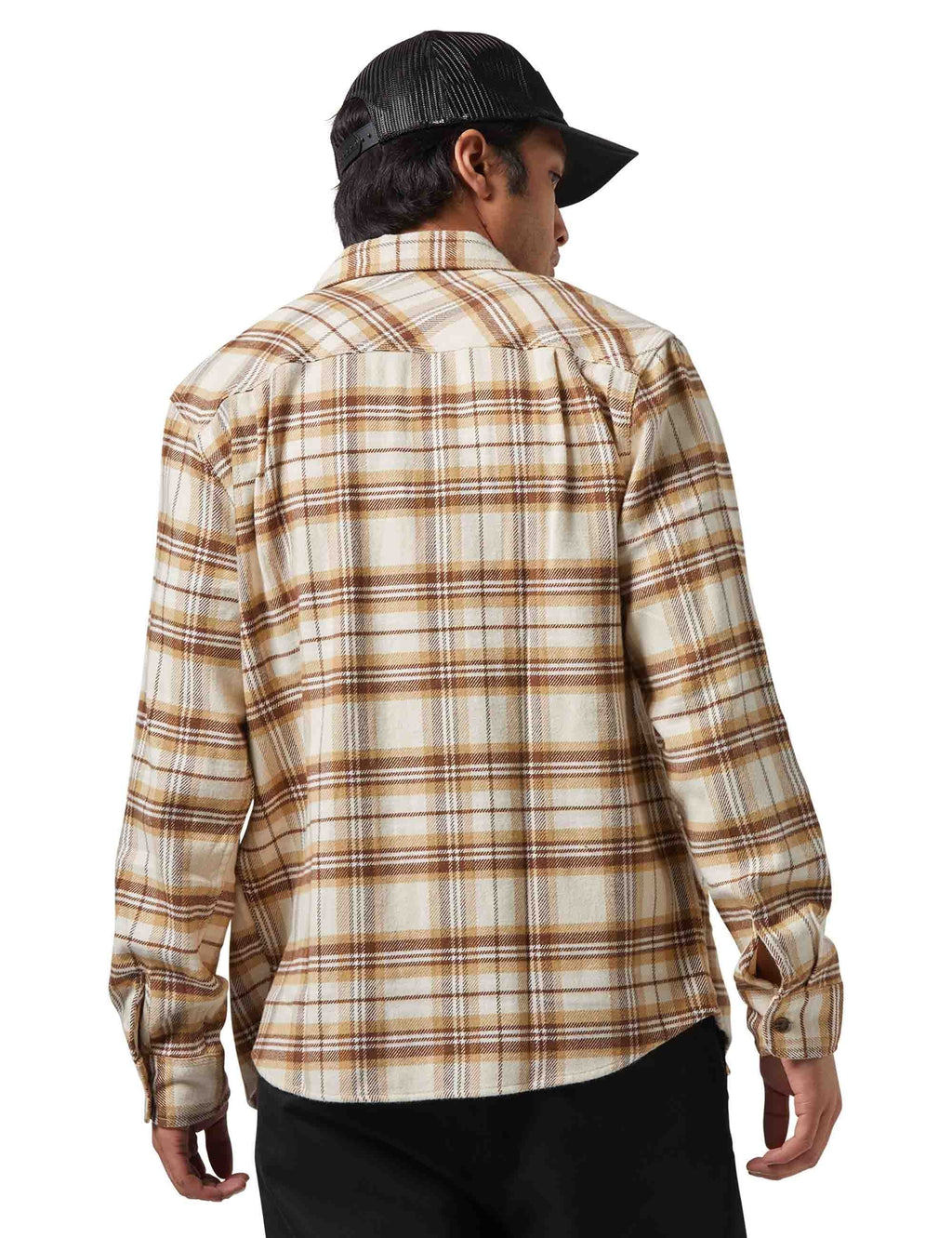 Bowery Flannel Shirt - Whitecap/Sand/Pinecone Brown
