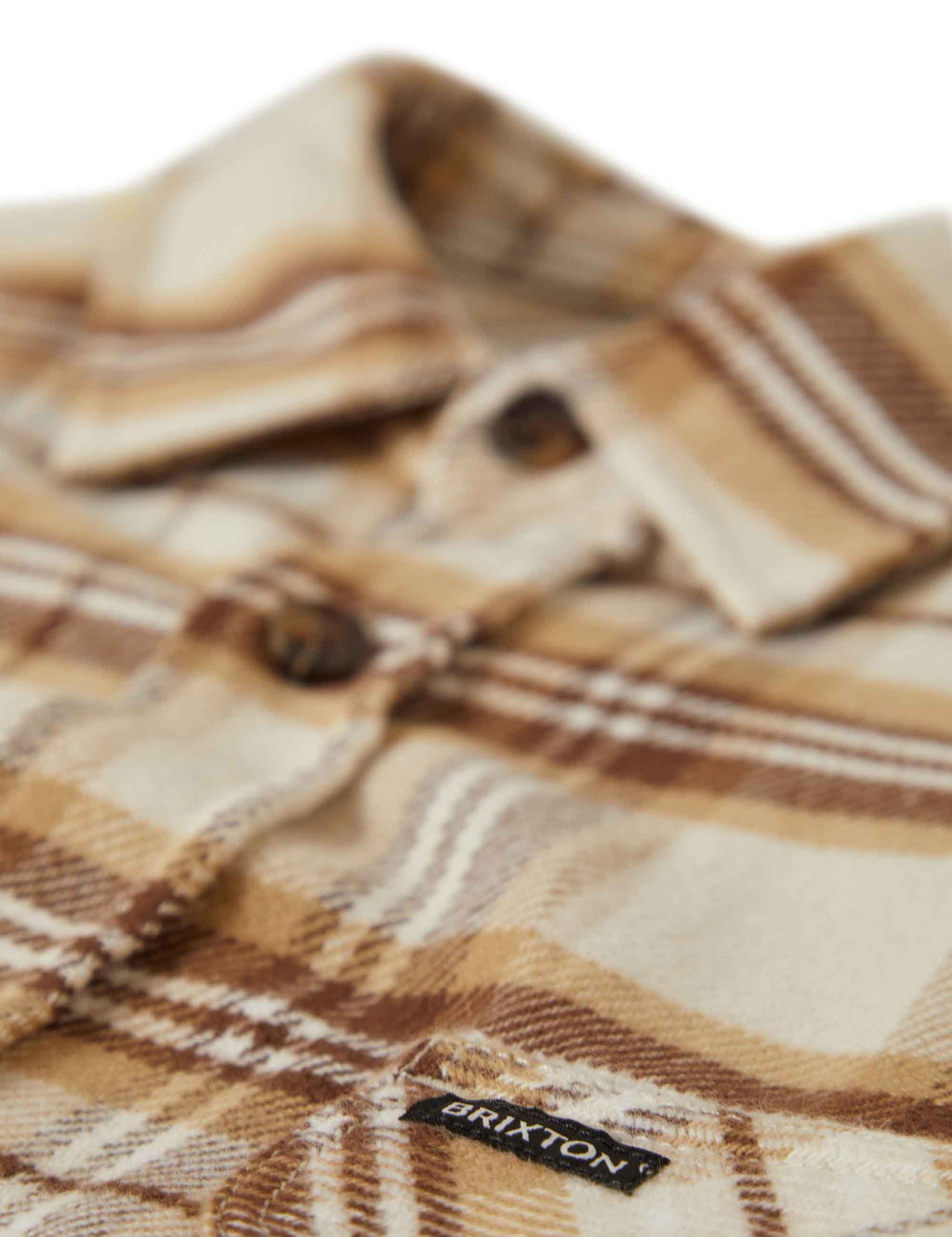 Bowery Flannel Shirt - Whitecap/Sand/Pinecone Brown