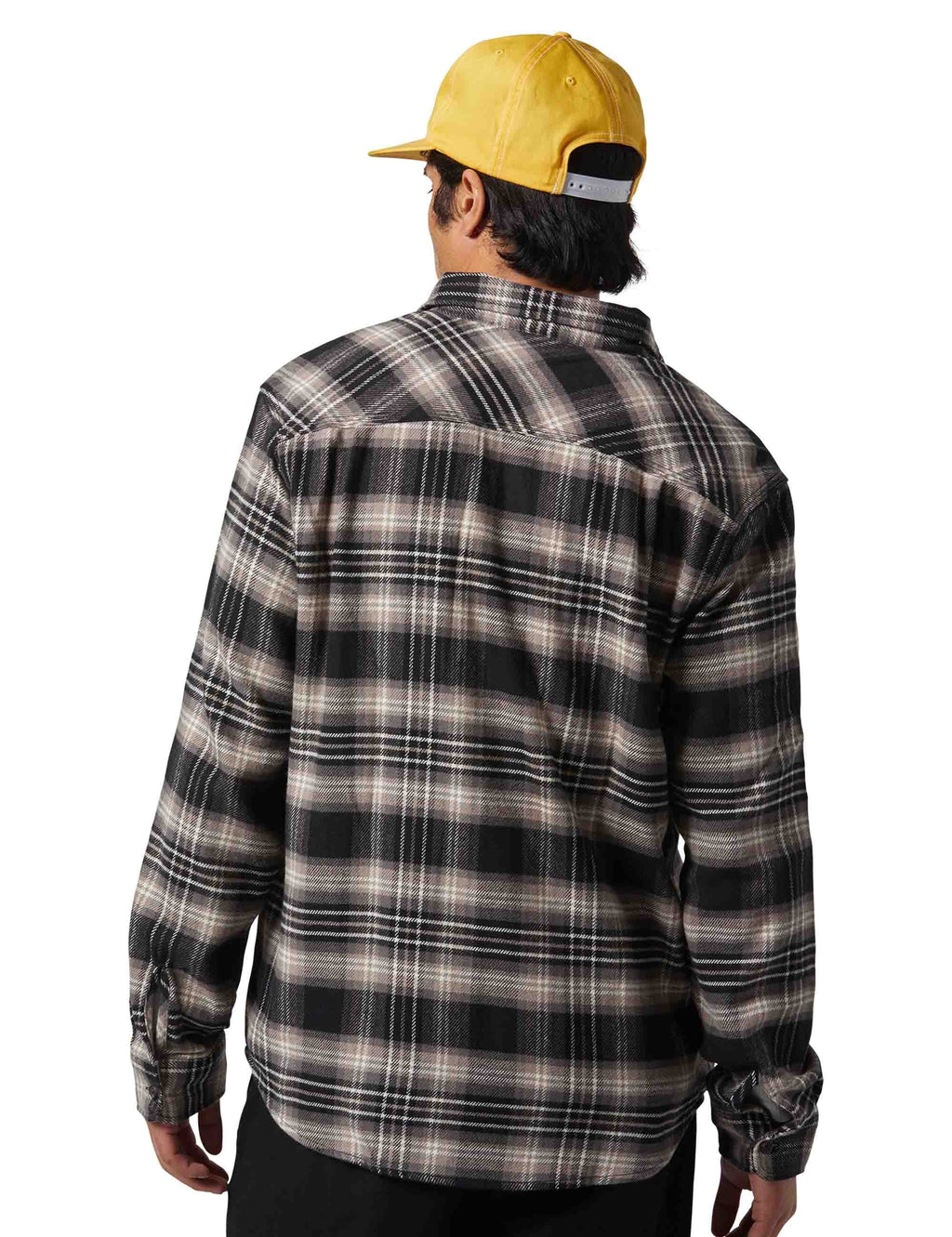 Bowery Flannel Shirt - Black/Charcoal/Beige