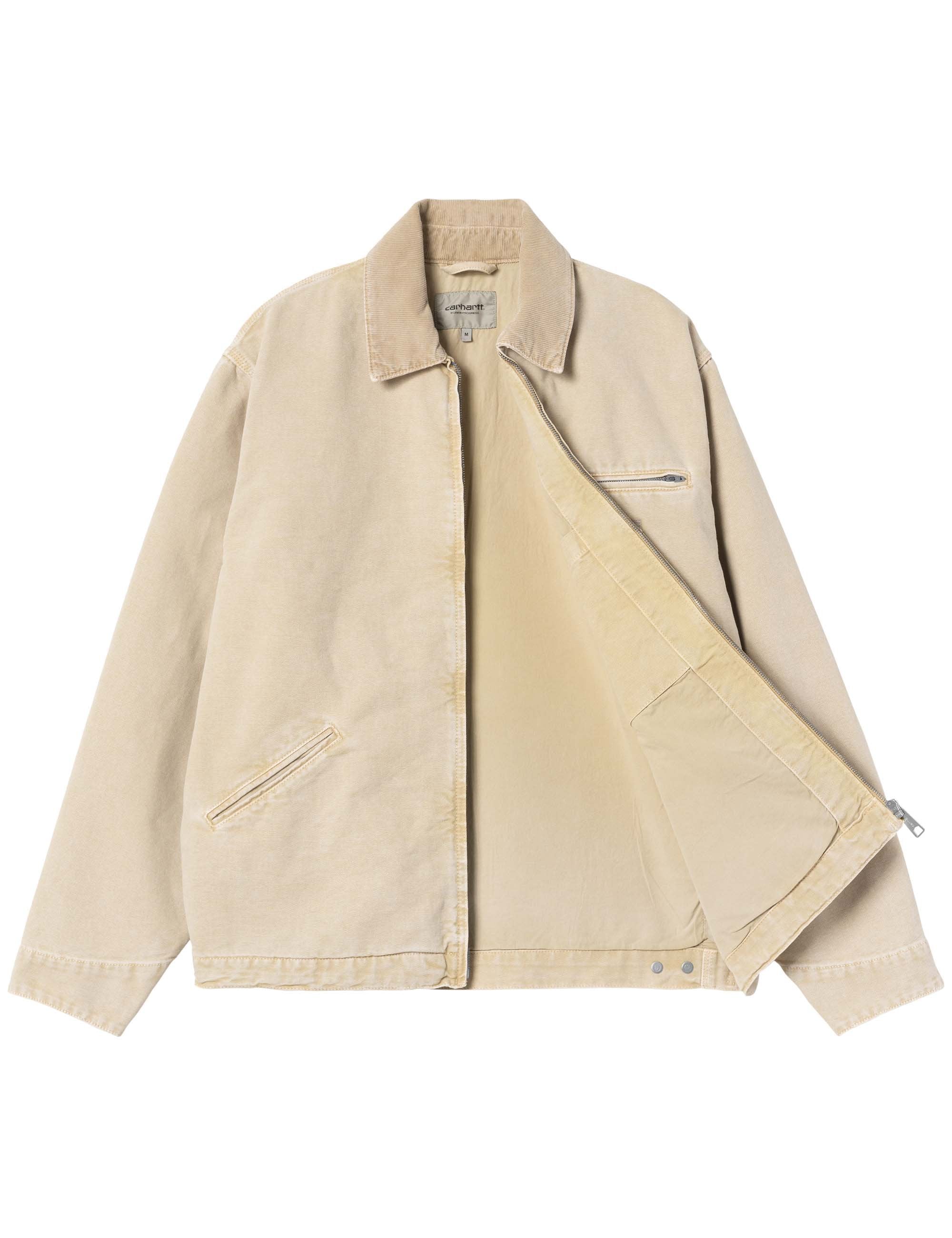 Carhartt WIP OG Detroit Jacket — Dusty Hamilton Brown (Chalk Wash