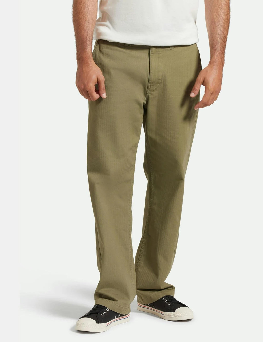 Surplus Herringbone Trousers - Olive Surplus