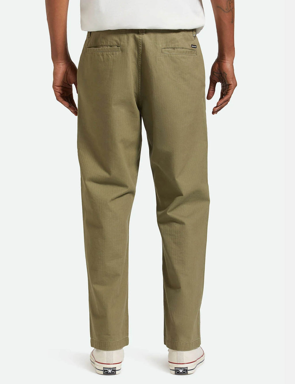 Surplus Herringbone Trousers - Olive Surplus