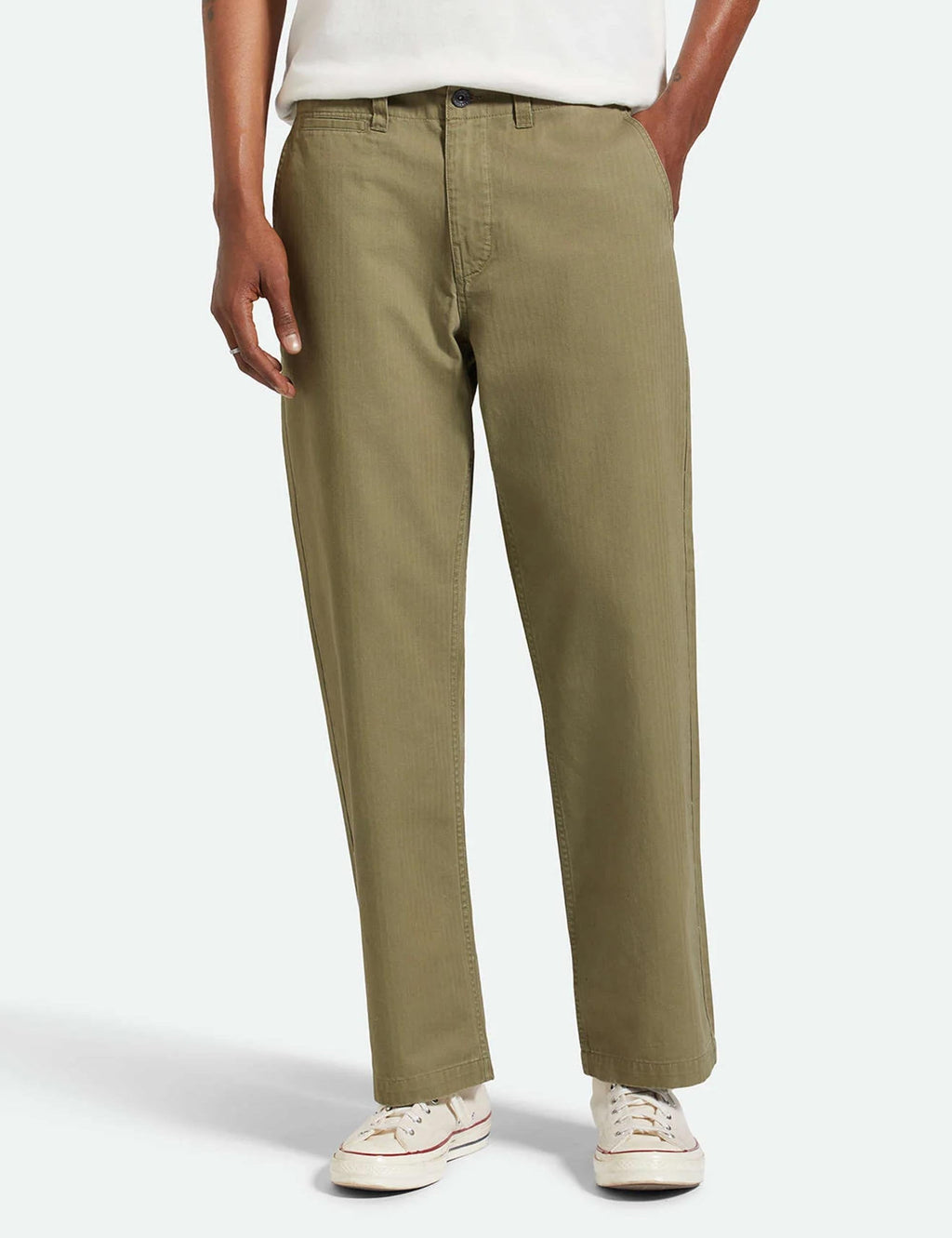 Surplus Herringbone Trousers - Olive Surplus
