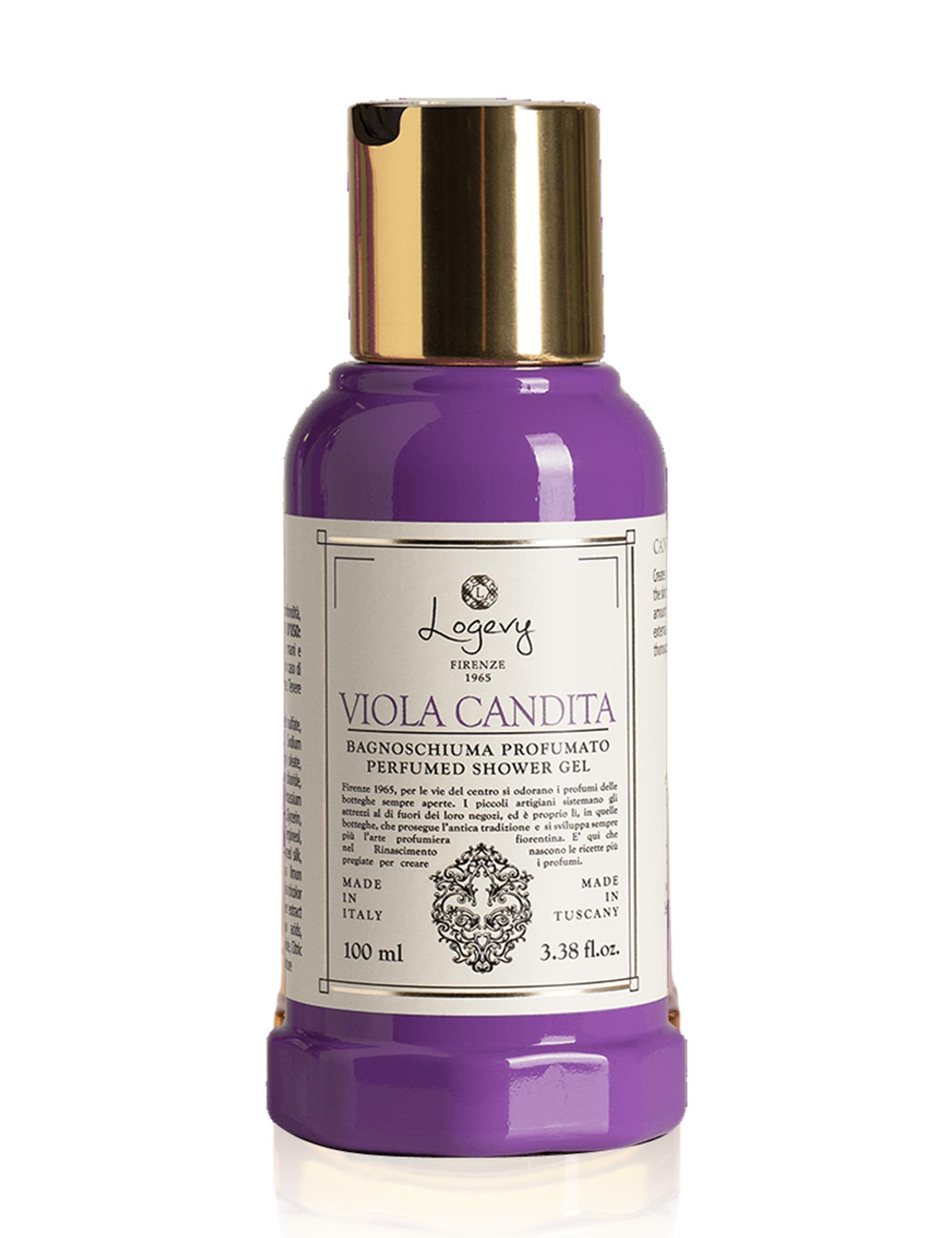 Logevy 1965 Travel Shower Gel (100ml) - Candied Violet