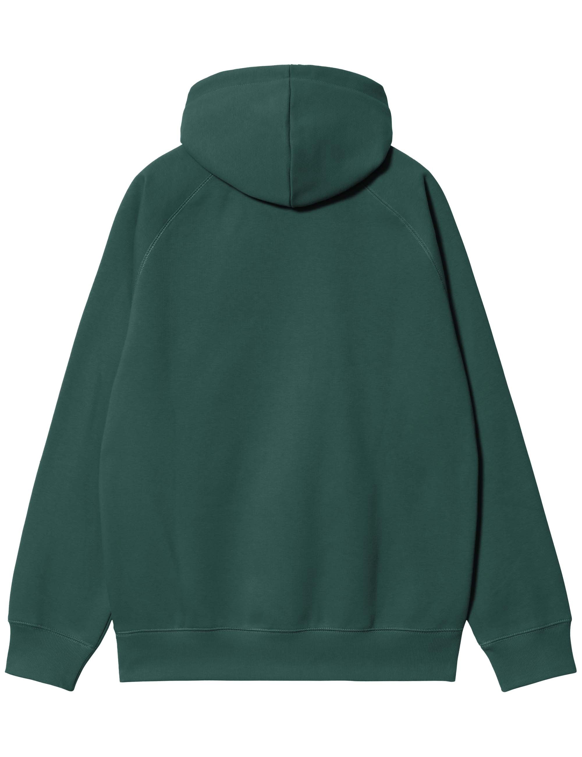 Carhartt WIP Chase Hooded Sweat - Dark Fir/Gold