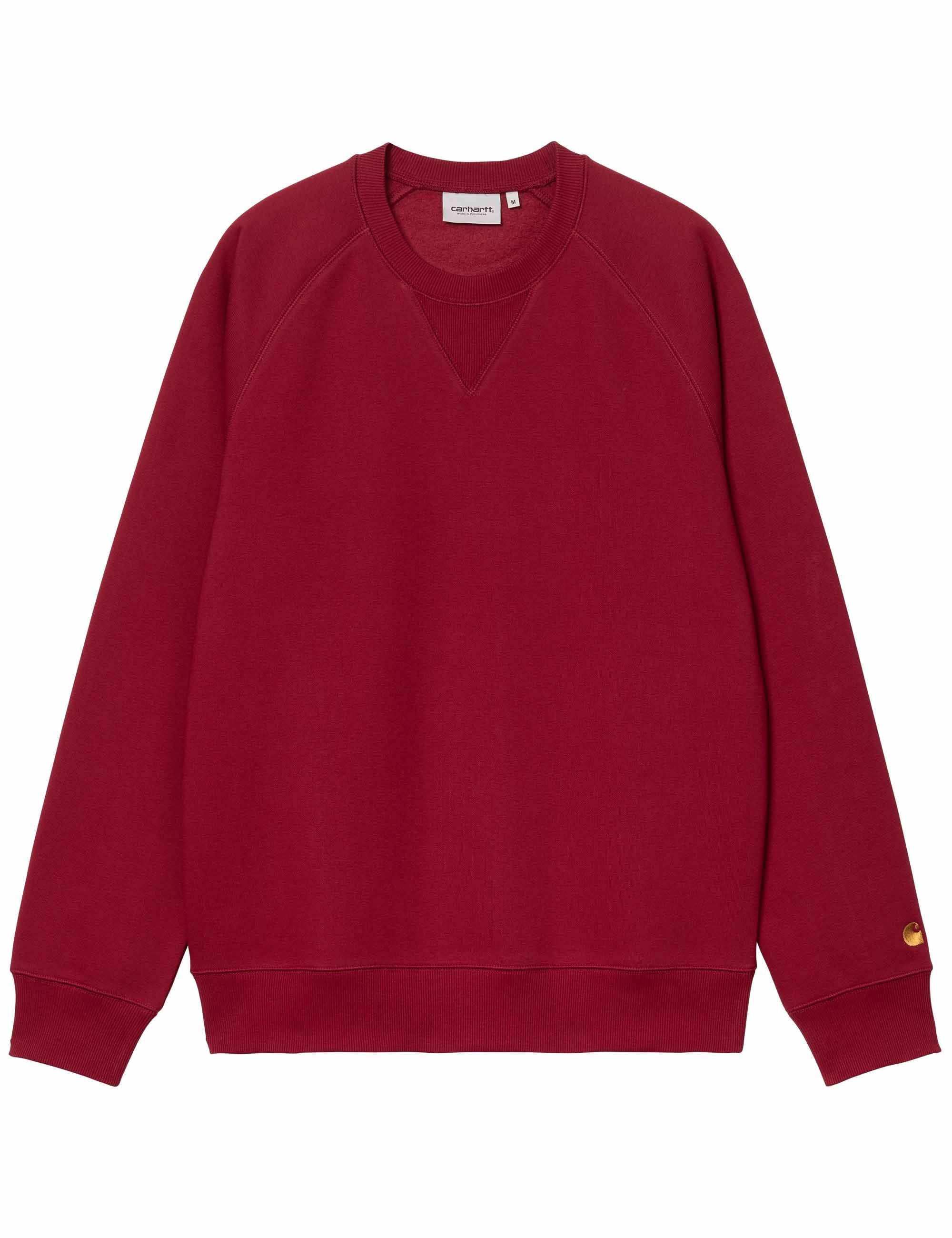 Chase Crew Sweat - Scarlet/Gold