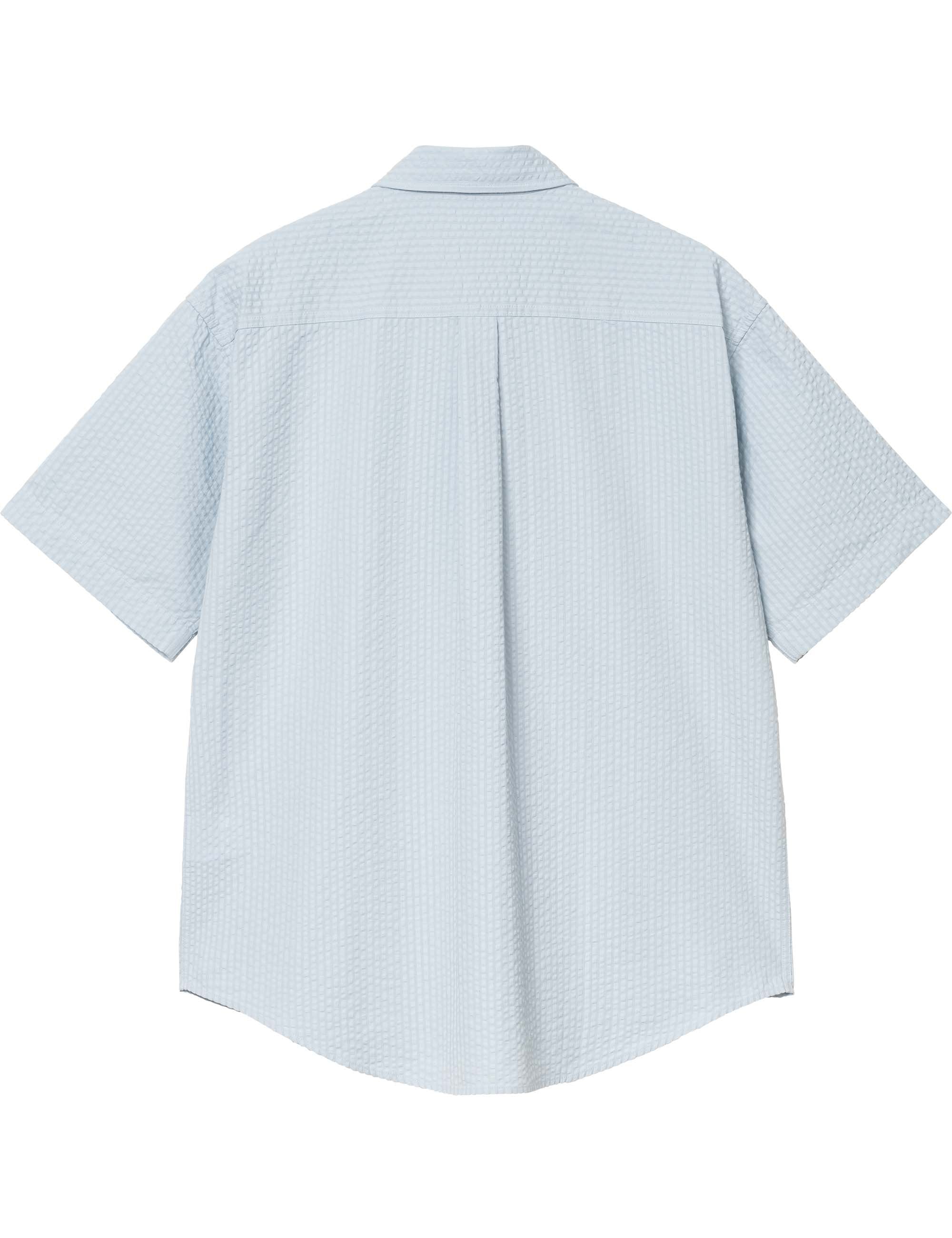 Carhartt WIP Toland Short Sleeve Shirt - Blue Fog