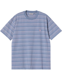 Brodine Stripe T-Shirt - Sorrent Indigo Overdyed