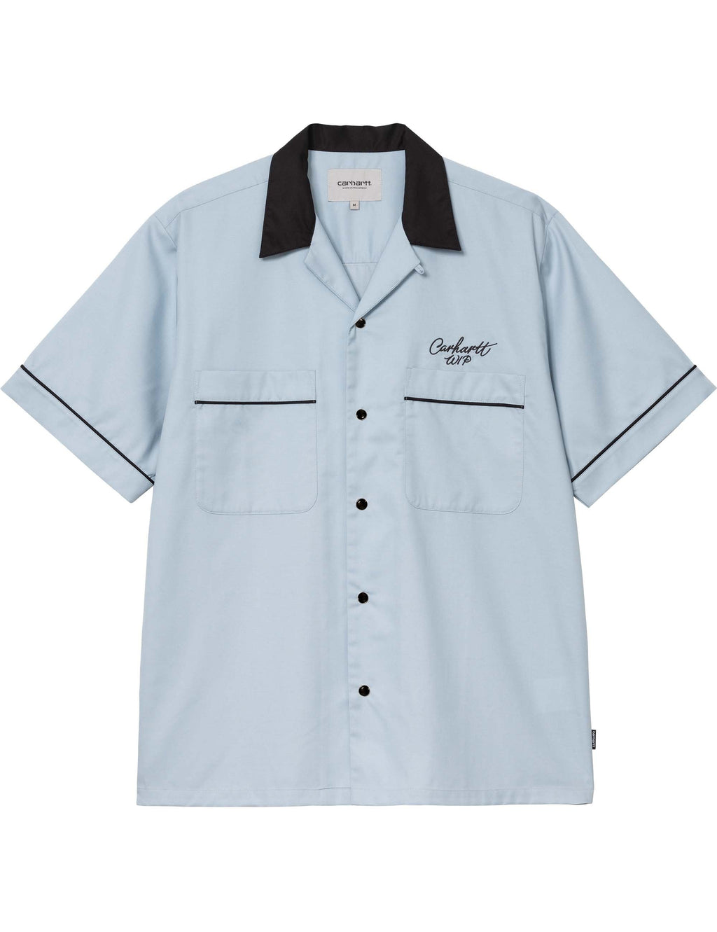 Bowl Short Sleeve Shirt - Blue Fog/Black