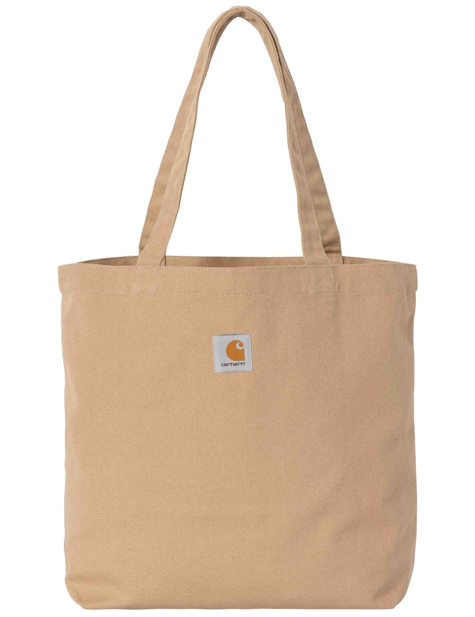 Carhartt WIP Canvas Graphic Tote Bag - Arcan Print, Dusty H Brown