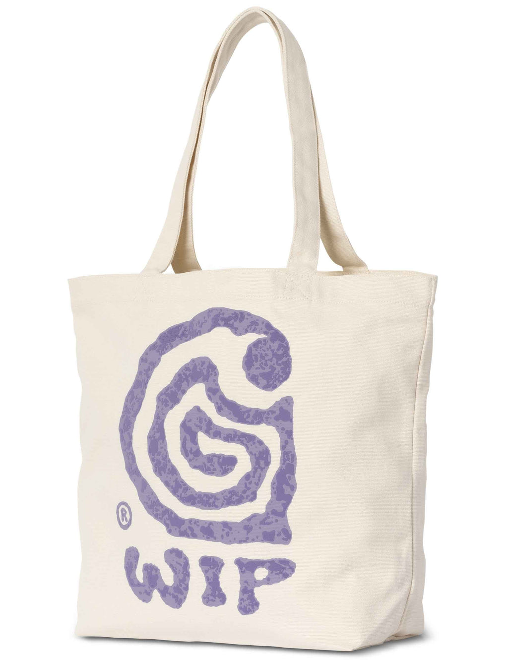 Canvas Graphic Tote Bag - Helix Print, Natural