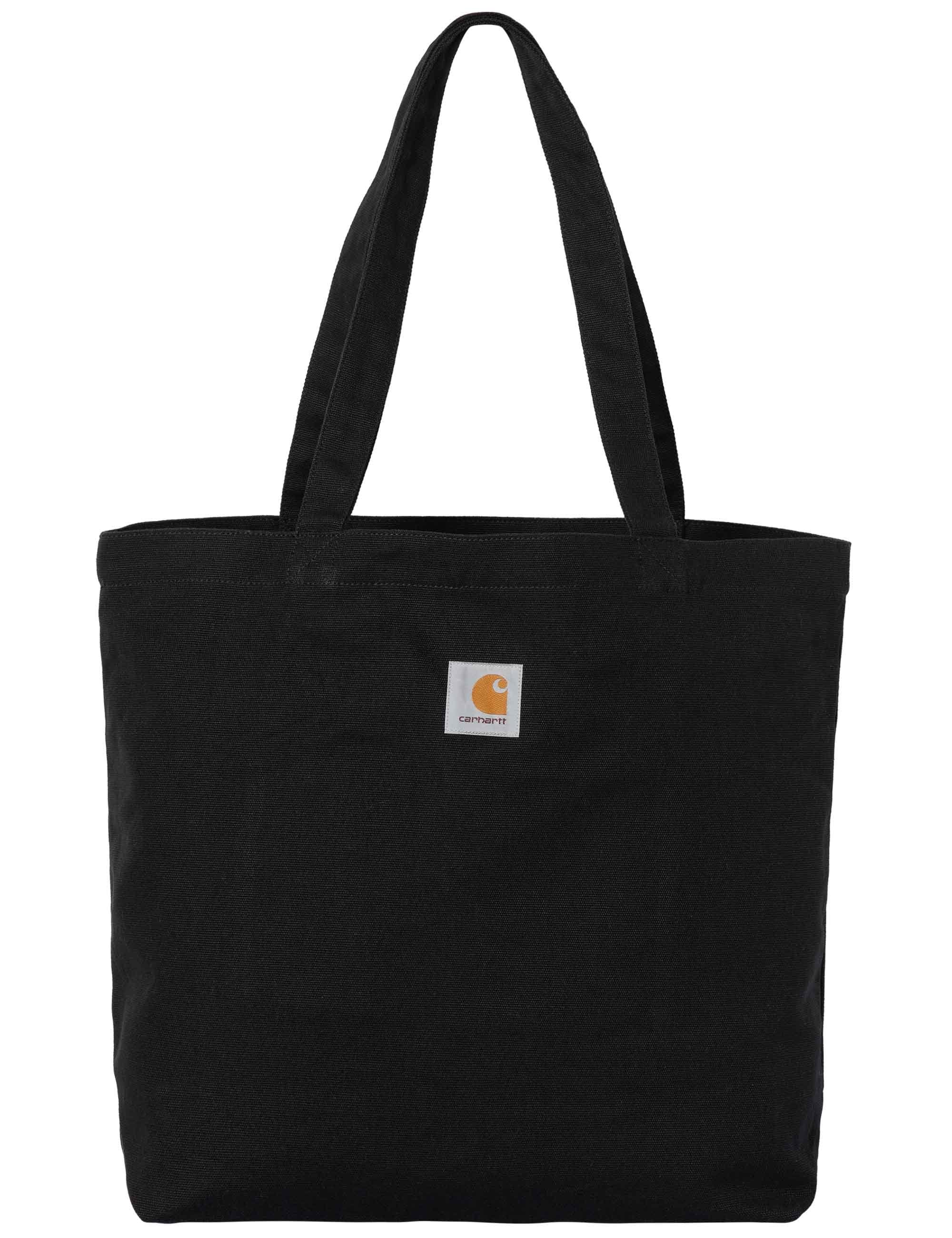 Carhartt WIP Canvas Graphic Tote Bag - Pronto Print, Black