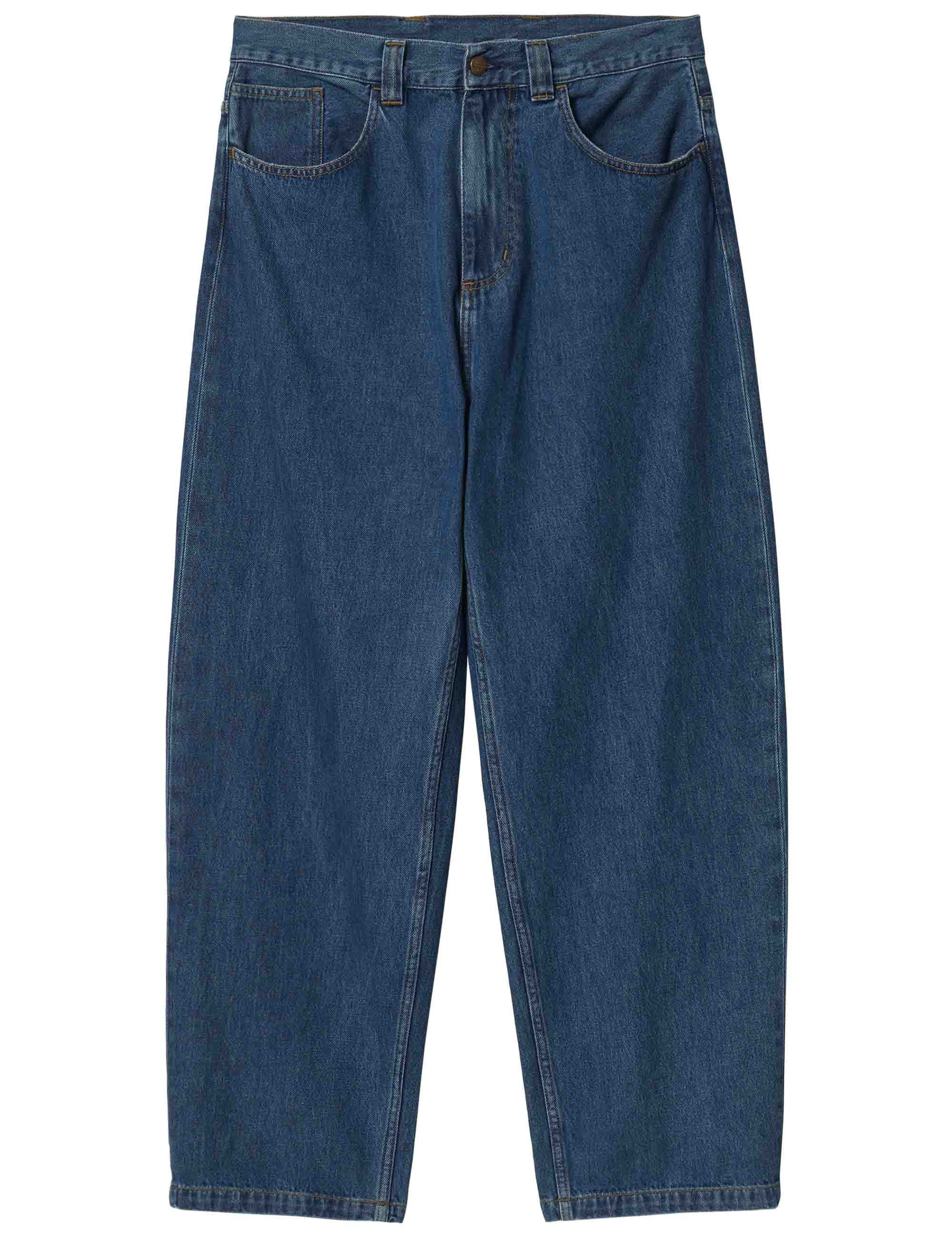 Carhartt WIP Brandon Denim Pant - Blue, Stone Washed