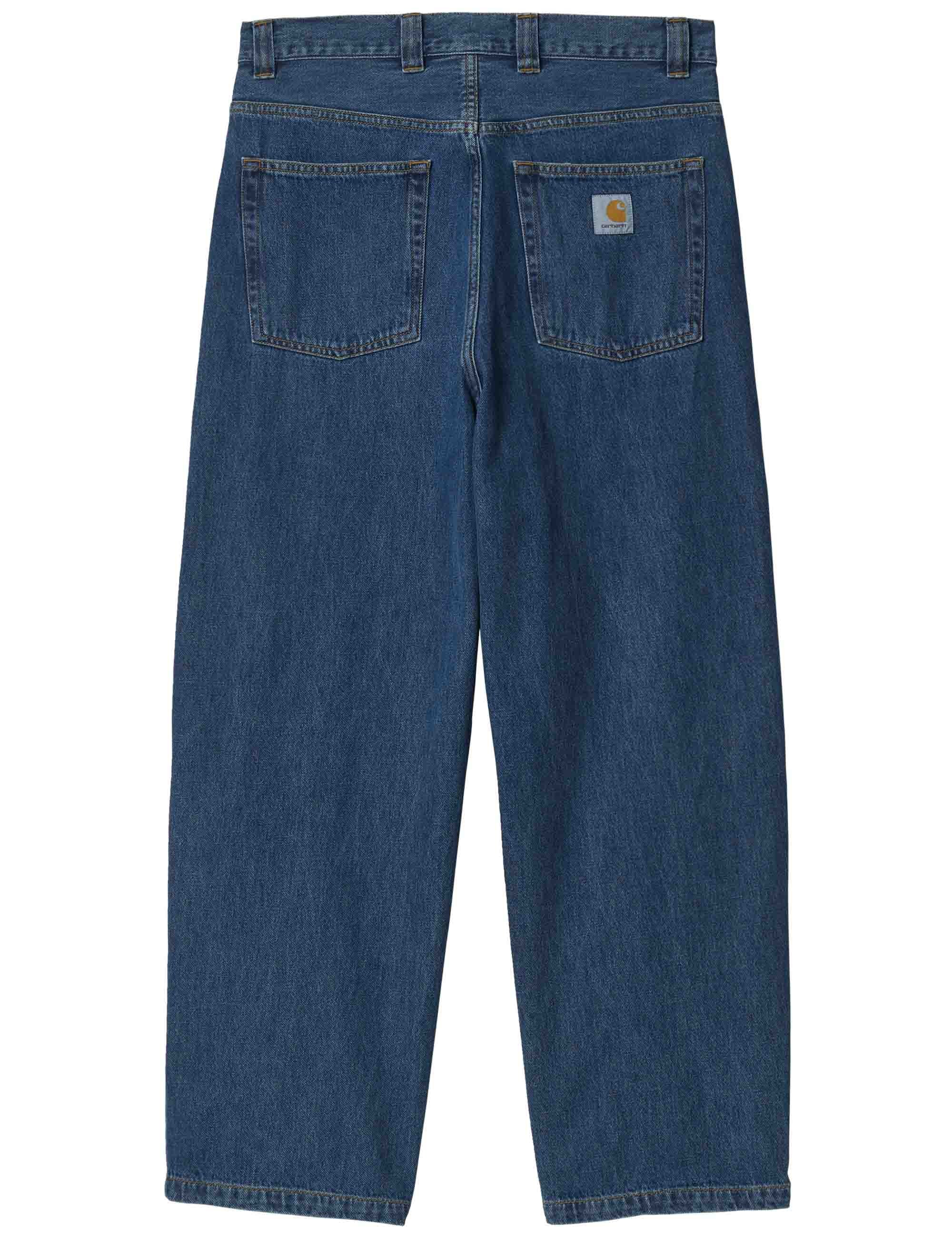 Carhartt WIP Brandon Denim Pant - Blue, Stone Washed