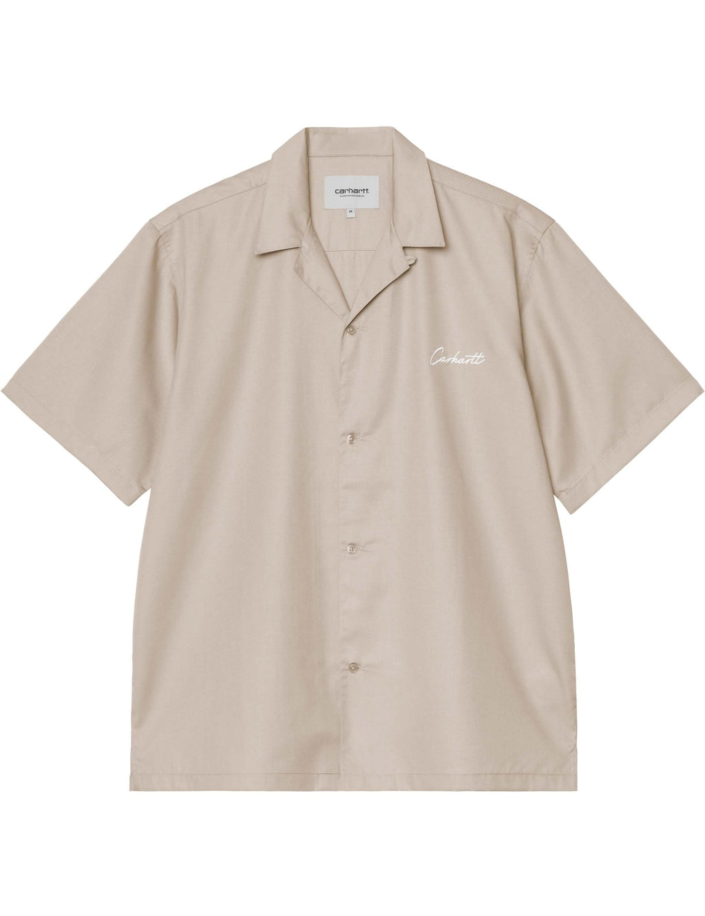 Delray Short Sleeve Shirt - Fleur de Sel/White