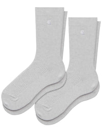 Madison Socks (2 Pack) - Ash Heather