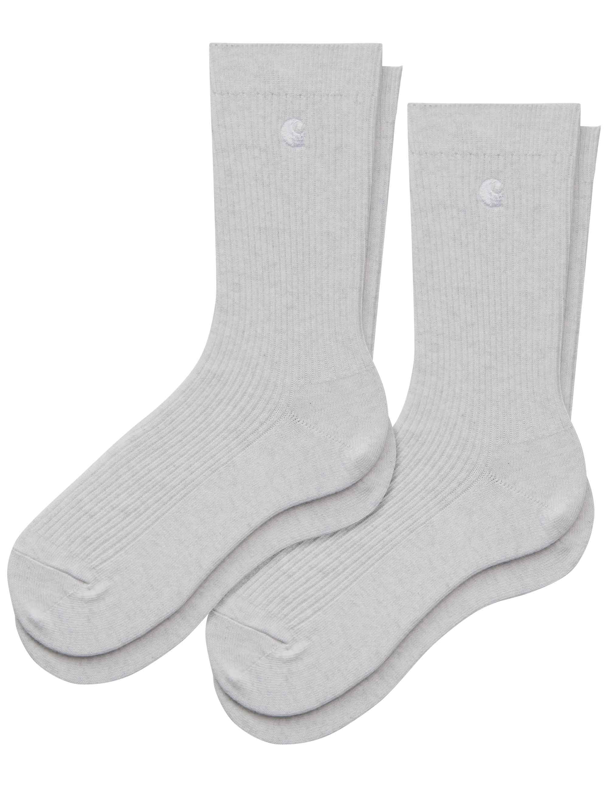 Carhartt WIP Madison Socks (2 Pack) - Ash Heather