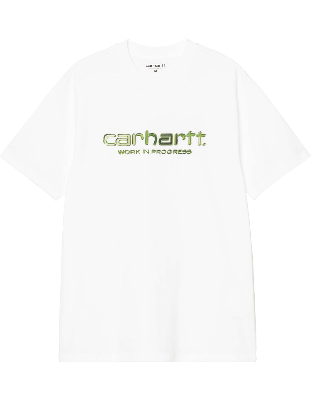Solar Chrome Script T-Shirt - White