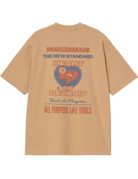 Arcan T-Shirt - Dusty H Brown (Heavy Stone Wash)