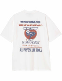 Arcan T-Shirt - White (Heavy Stone Wash)