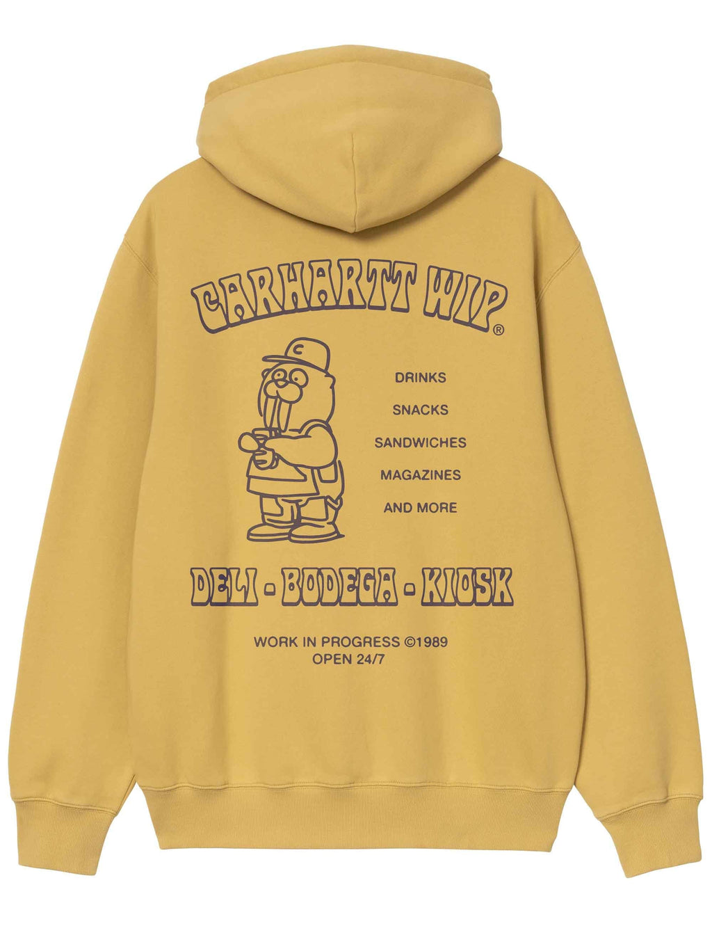 Sandwich Hooded Sweat - Suncrest/Purple