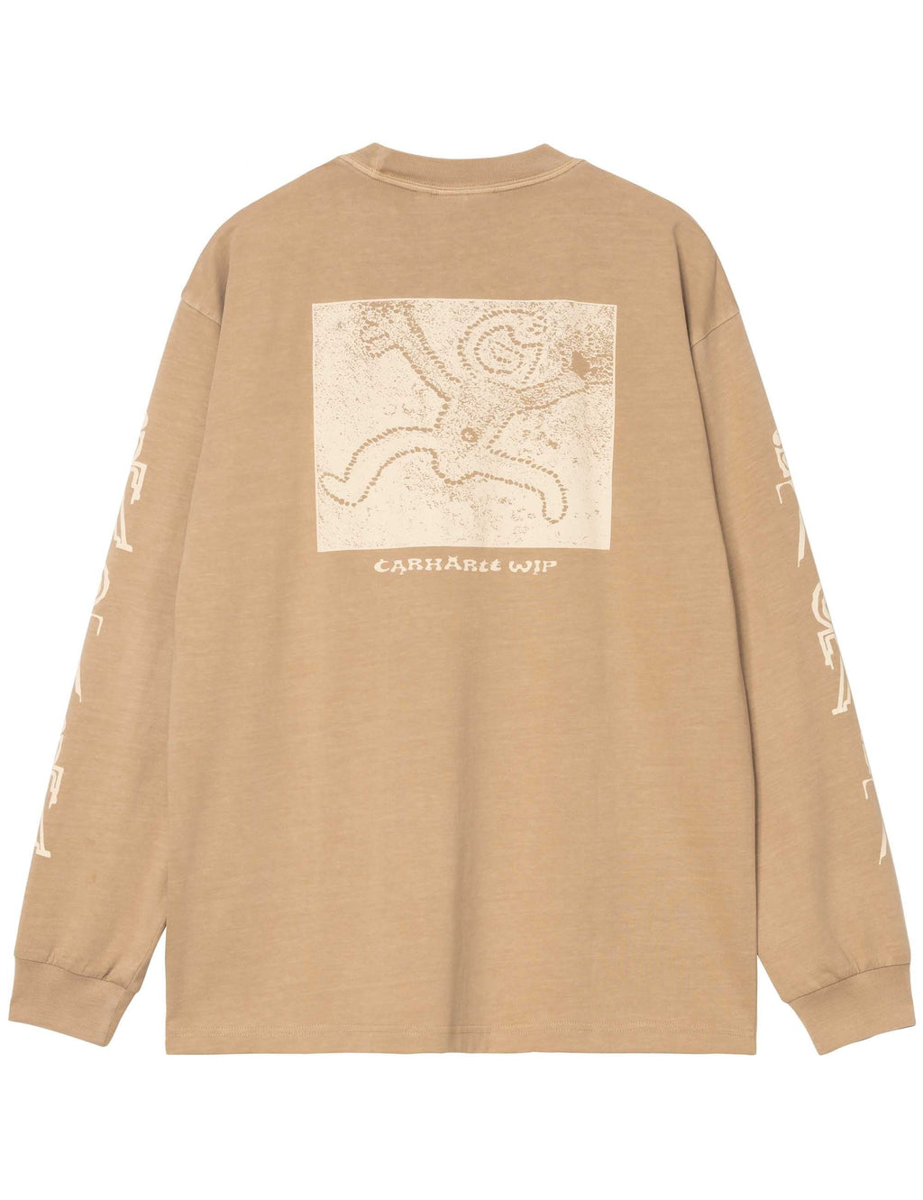 Terrestrial Long Sleeve T-Shirt - Dusty H Brown/Natural